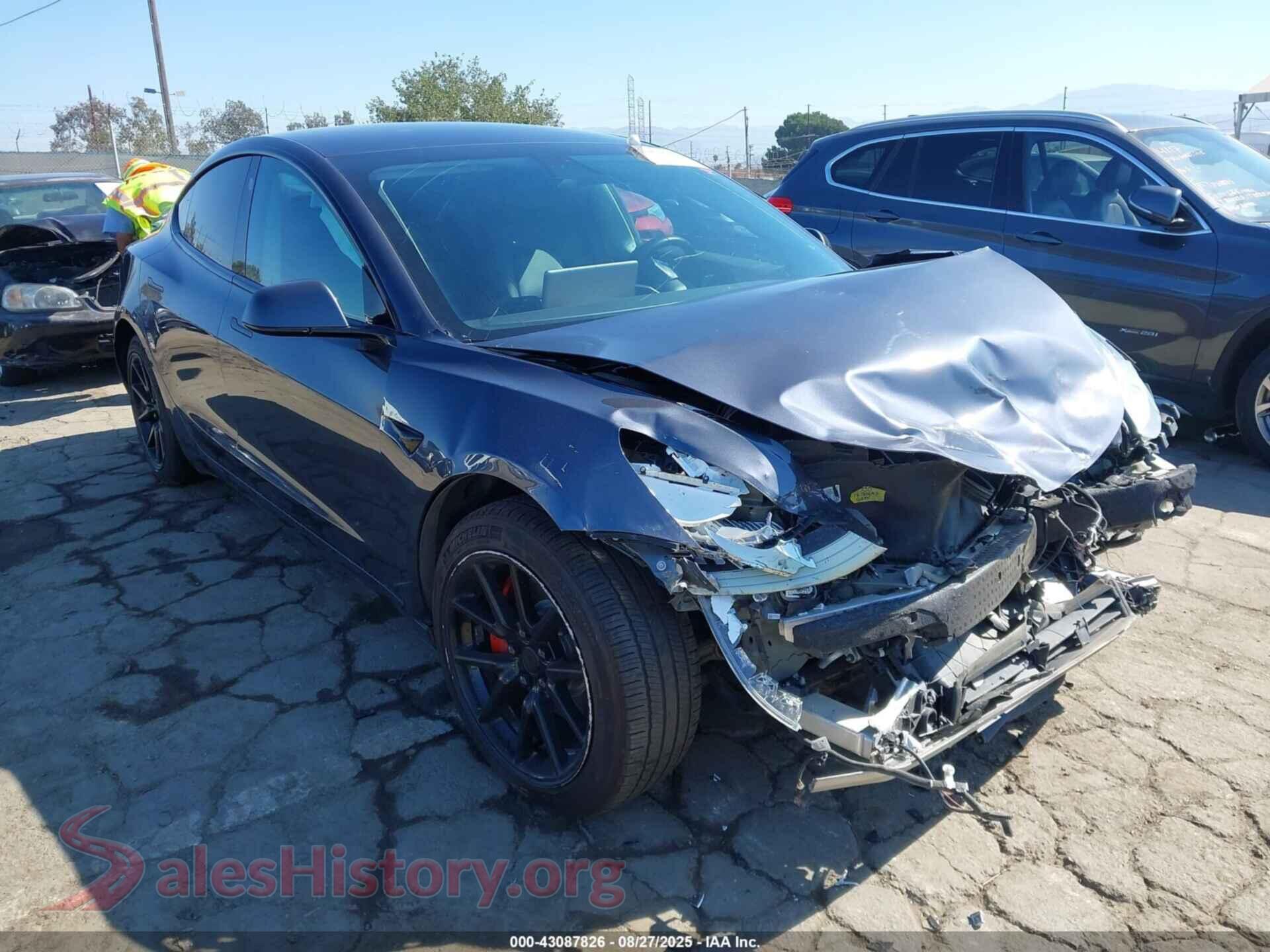 2018 TESLA MODEL 3 — VIN 5YJ3E1EA6JF045646
