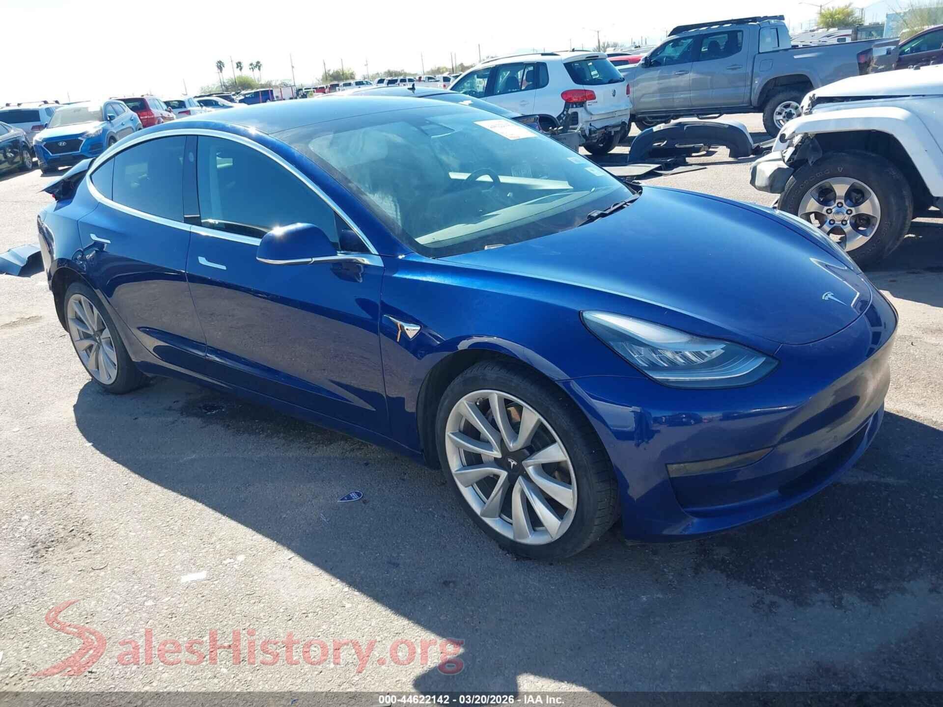 2019 TESLA MODEL 3 — VIN 5YJ3E1EA6KF495394