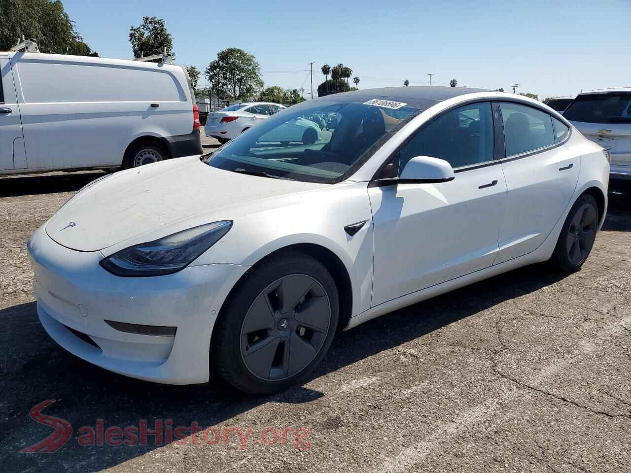 2022 TESLA MODEL 3 — VIN 5YJ3E1EA6NF245903
