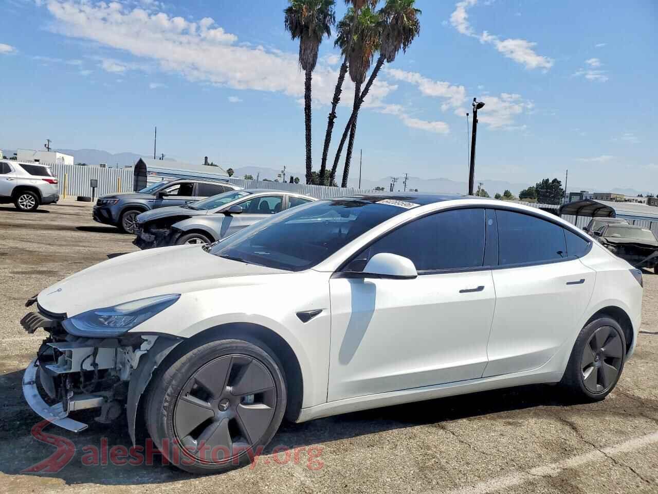2022 TESLA MODEL 3 — VIN 5YJ3E1EA6NF298326