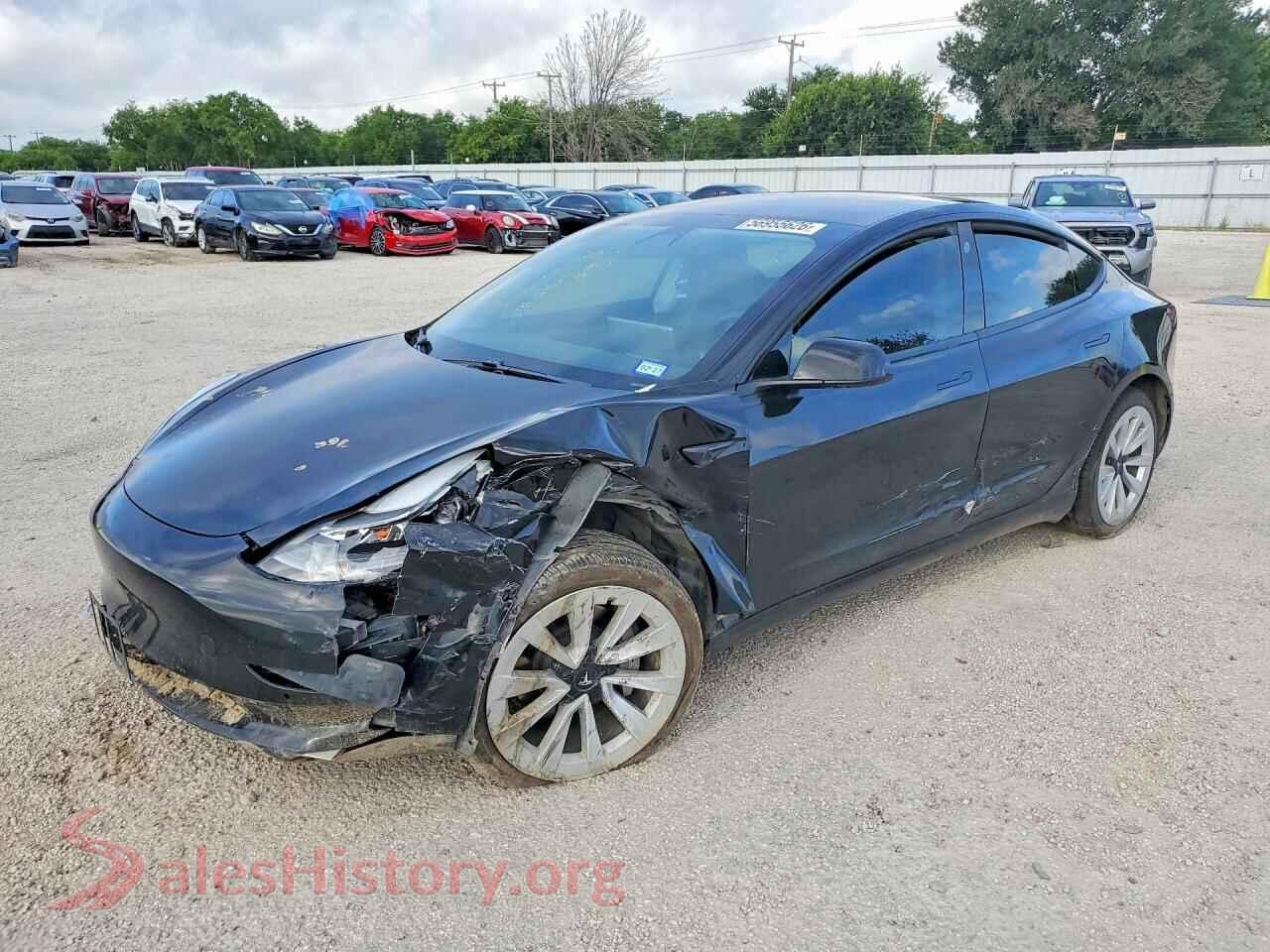 2021 TESLA MODEL 3 — VIN 5YJ3E1EA7MF064467