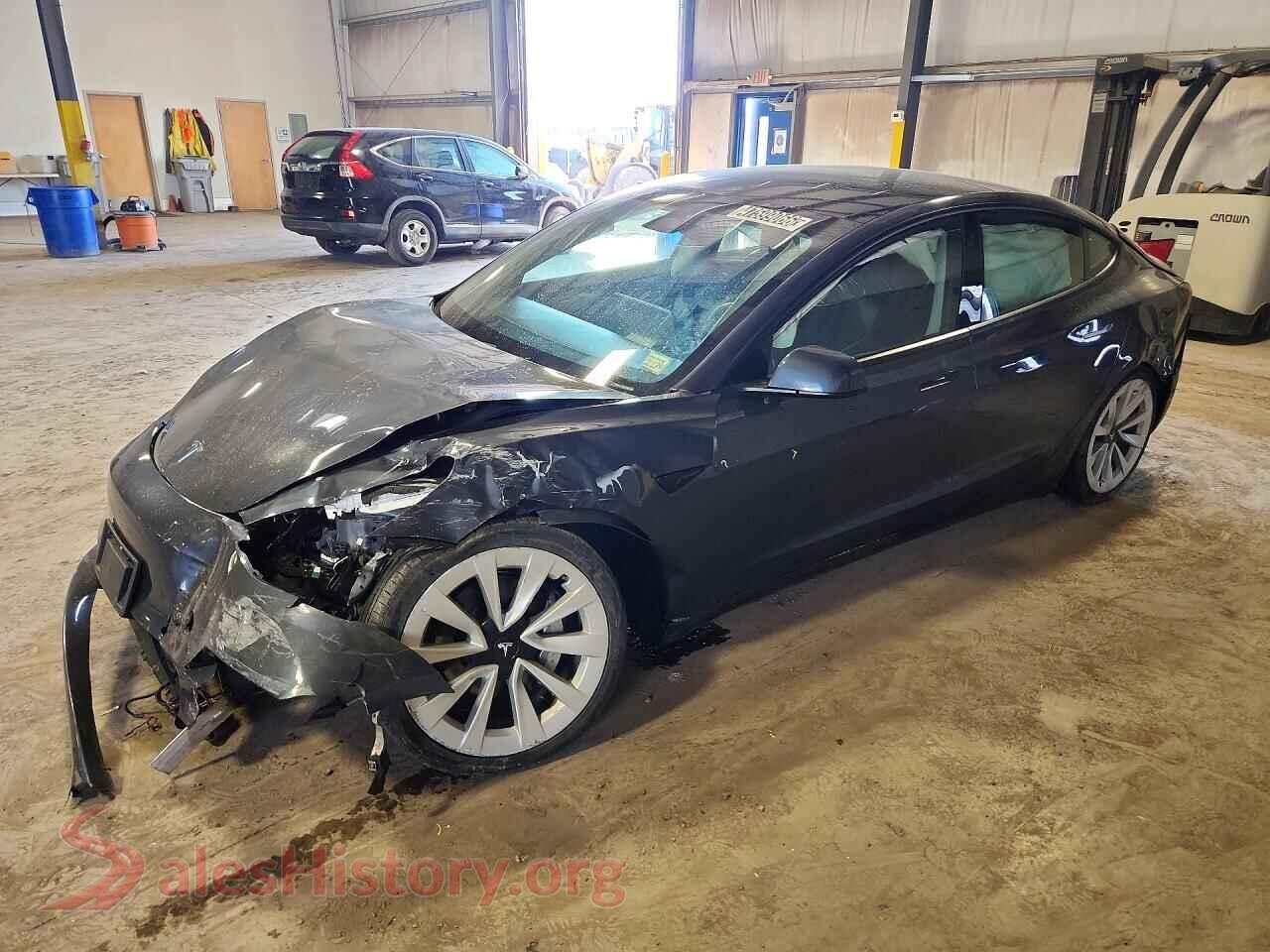 2022 TESLA MODEL 3 — VIN 5YJ3E1EA7NF372465