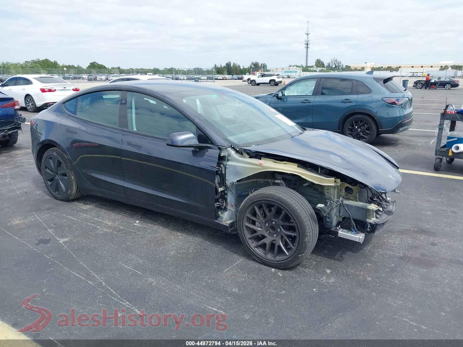 2024 TESLA MODEL 3 — VIN 5YJ3E1EA7RF745087