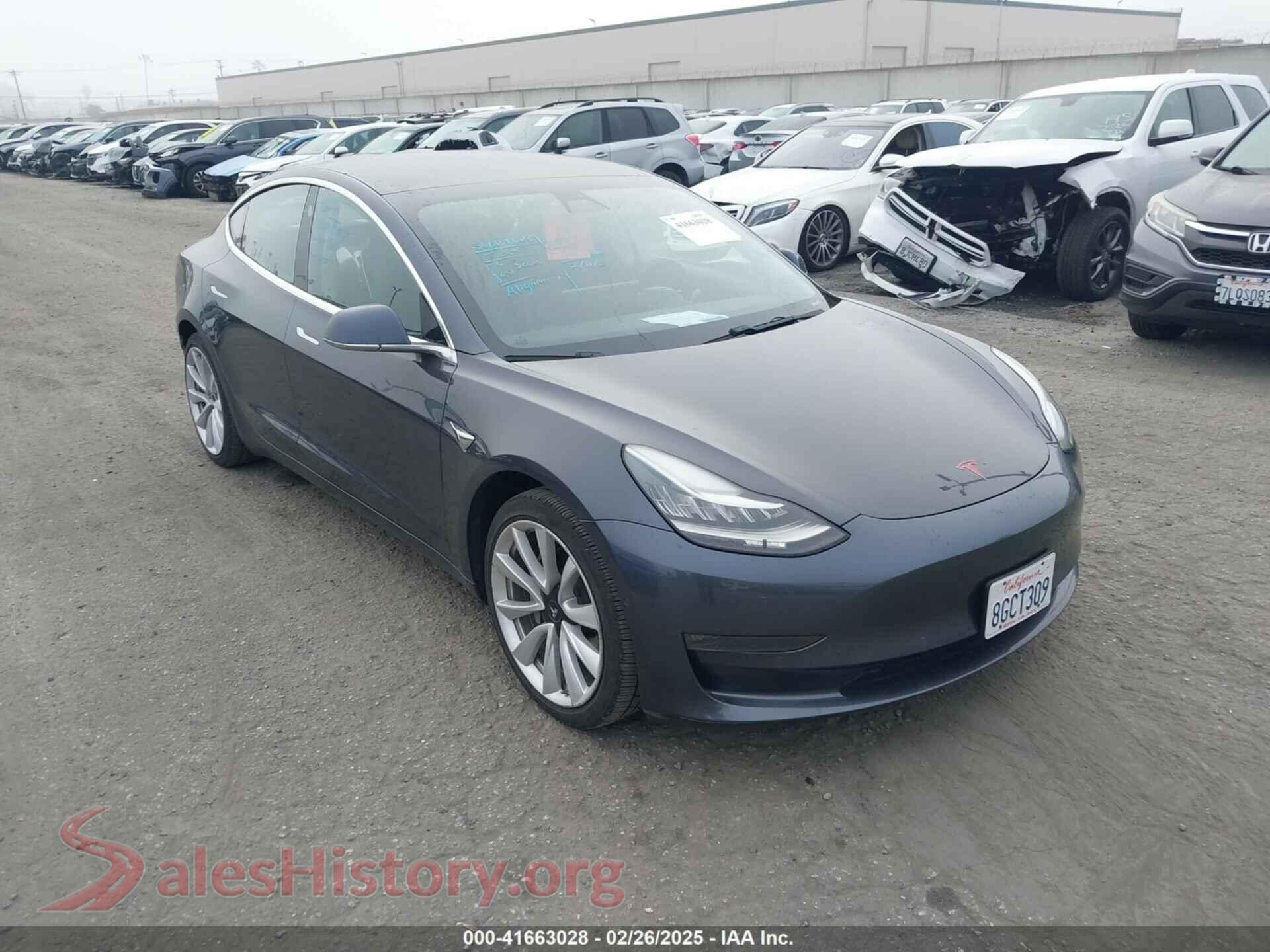 2018 TESLA MODEL 3 — VIN 5YJ3E1EA8JF047897