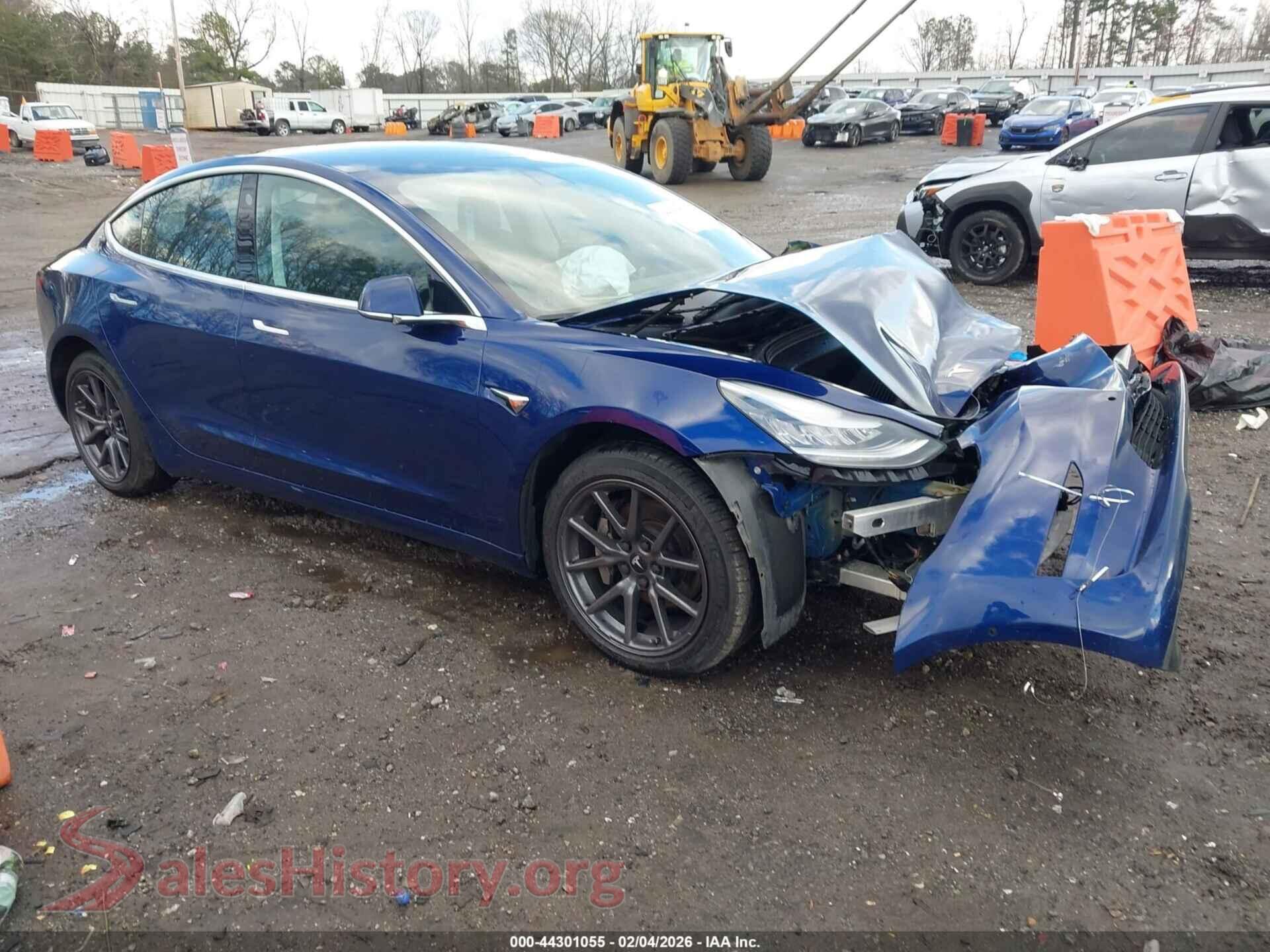 2018 TESLA MODEL 3 — VIN 5YJ3E1EA8JF154044