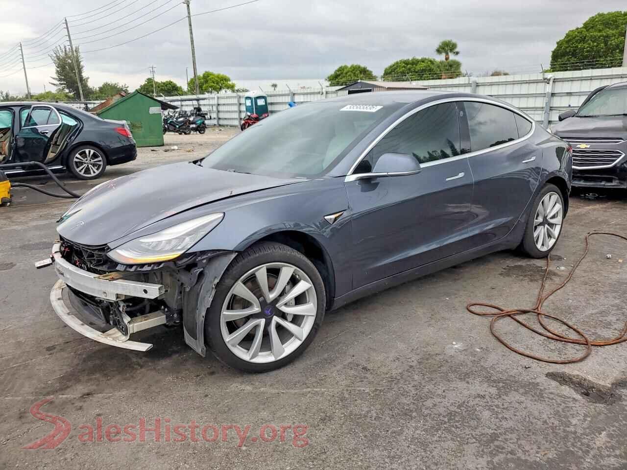 2019 TESLA MODEL 3 — VIN 5YJ3E1EA8KF302680