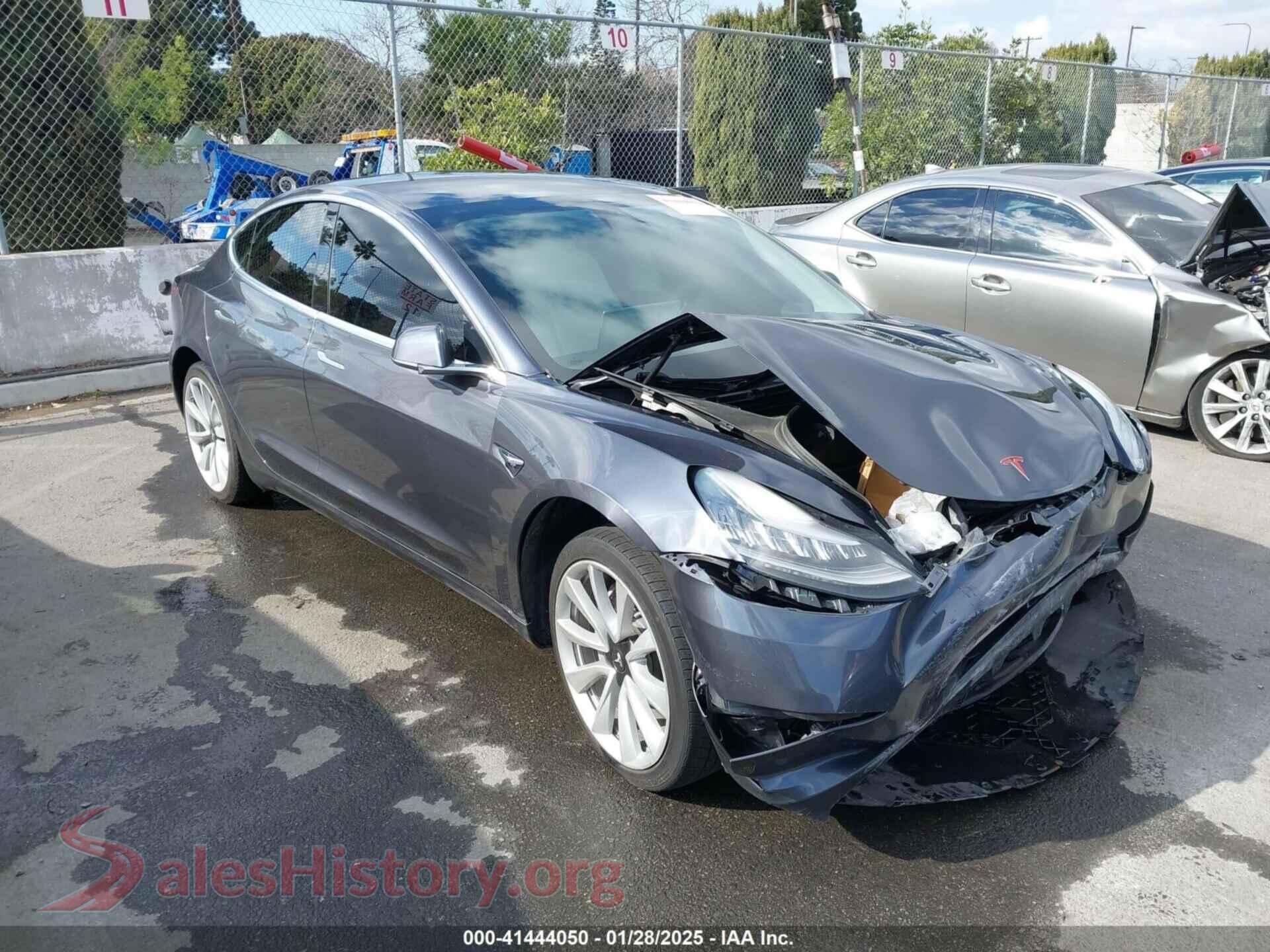 2019 TESLA MODEL 3 — VIN 5YJ3E1EA8KF432023