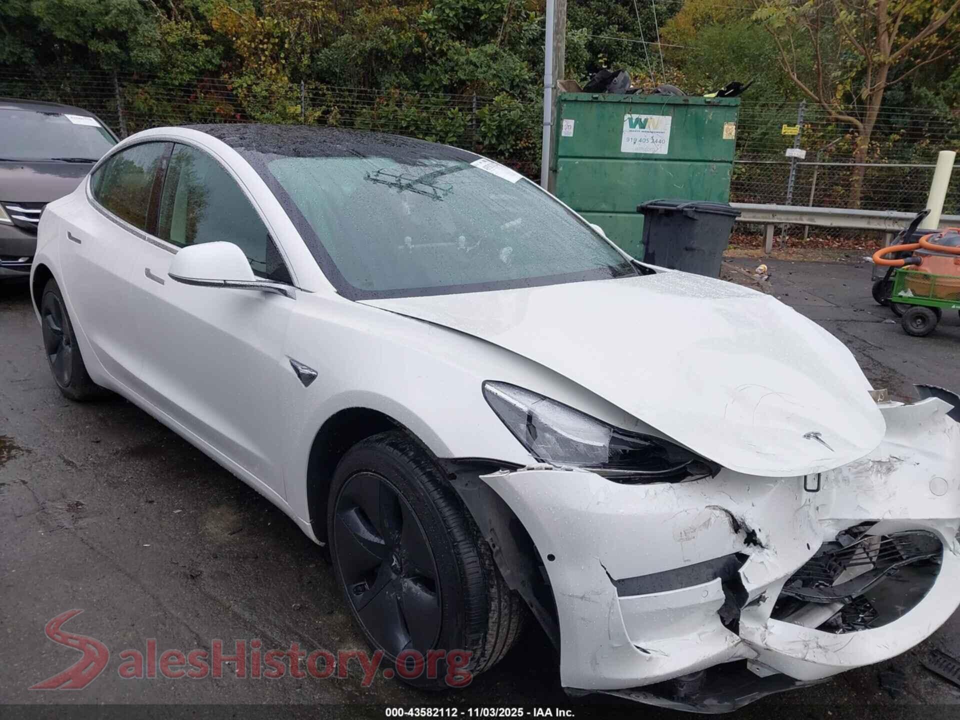 2020 TESLA MODEL 3 — VIN 5YJ3E1EA8LF660377