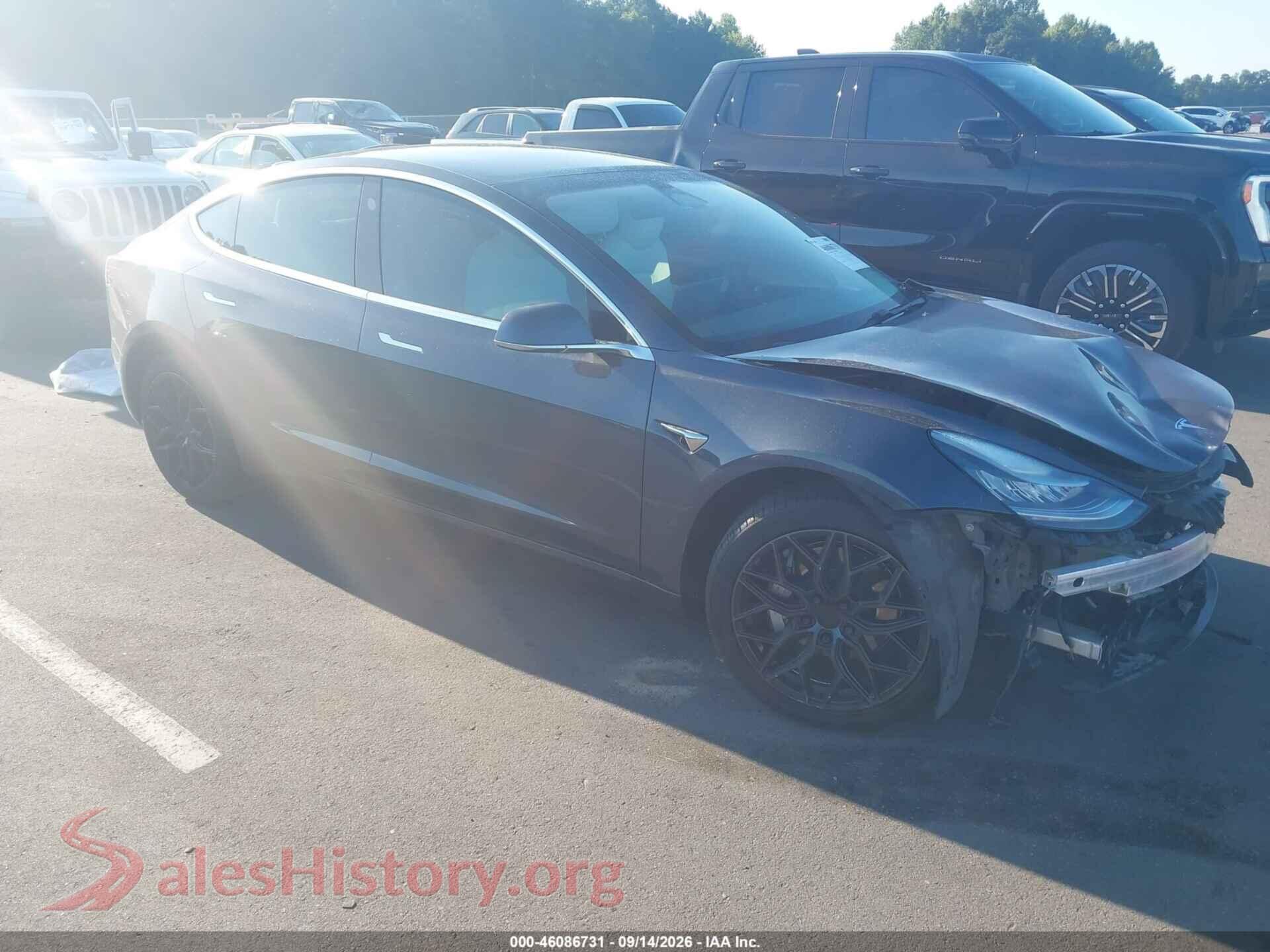 2020 TESLA MODEL 3 — VIN 5YJ3E1EA8LF785802