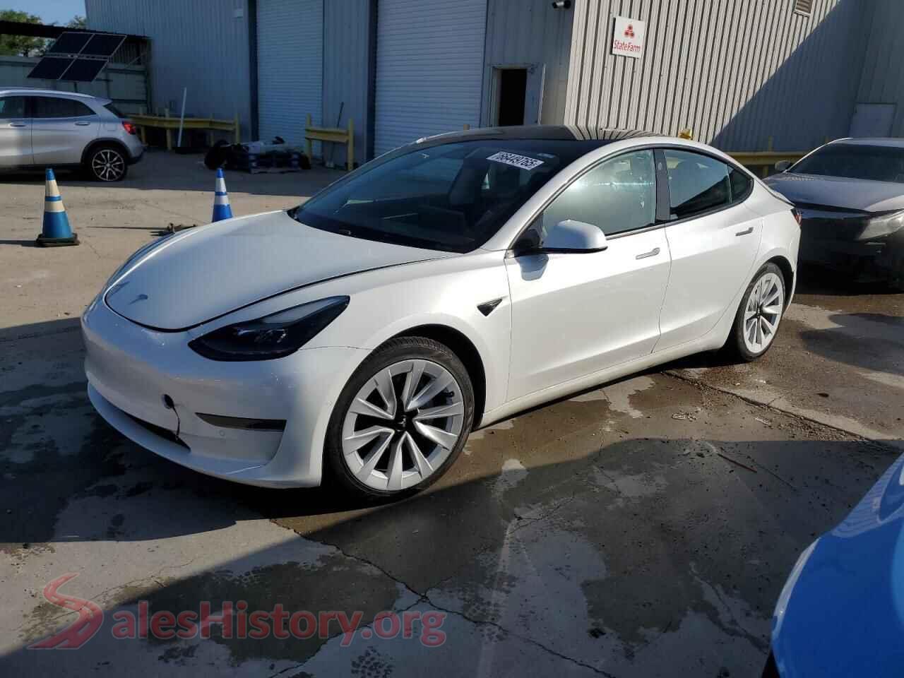 2021 TESLA MODEL 3 — VIN 5YJ3E1EA8MF053803