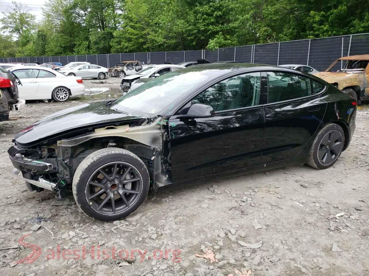 2021 TESLA MODEL 3 — VIN 5YJ3E1EA8MF991378