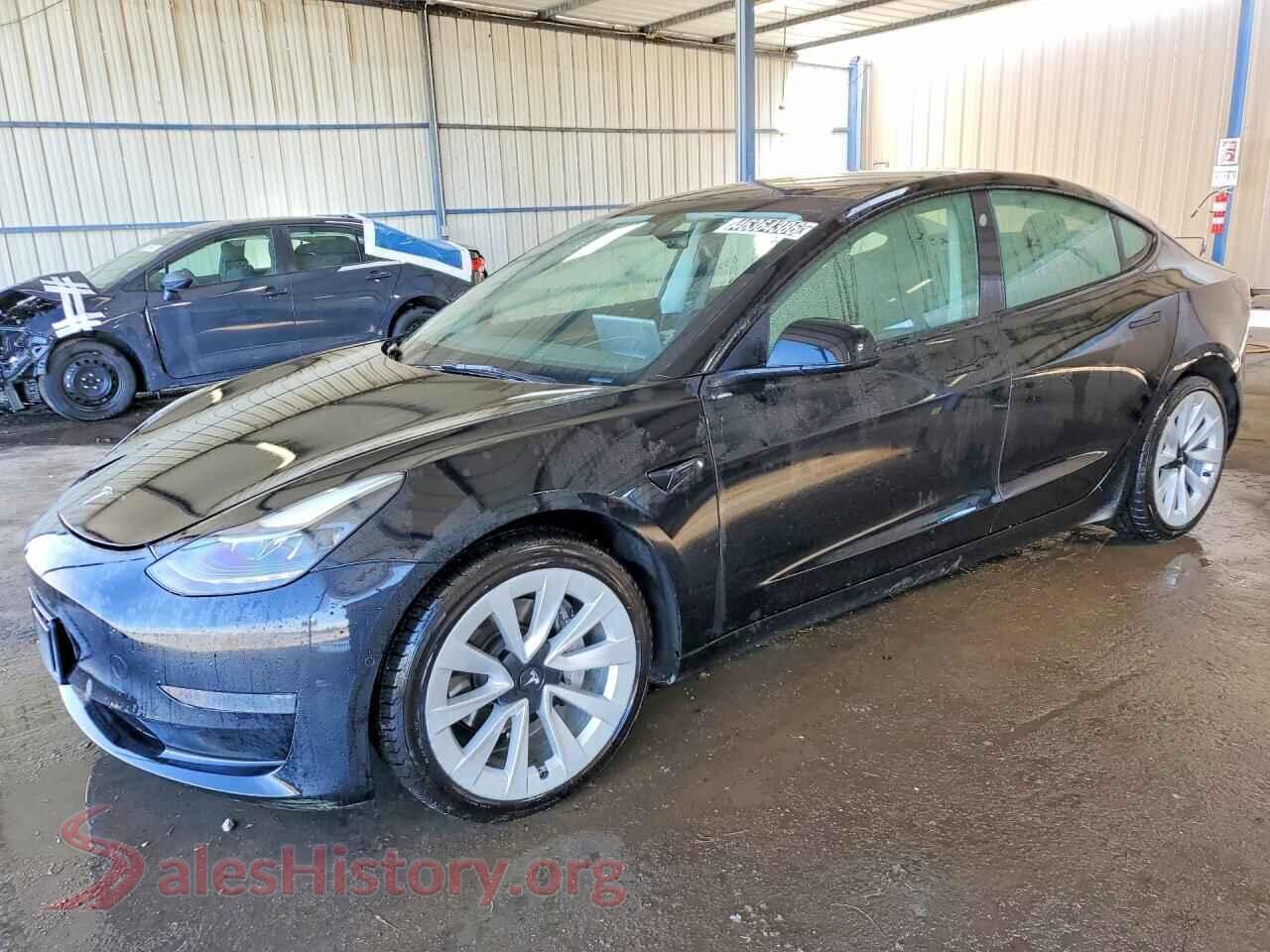 2022 TESLA MODEL 3 — VIN 5YJ3E1EA8NF289286