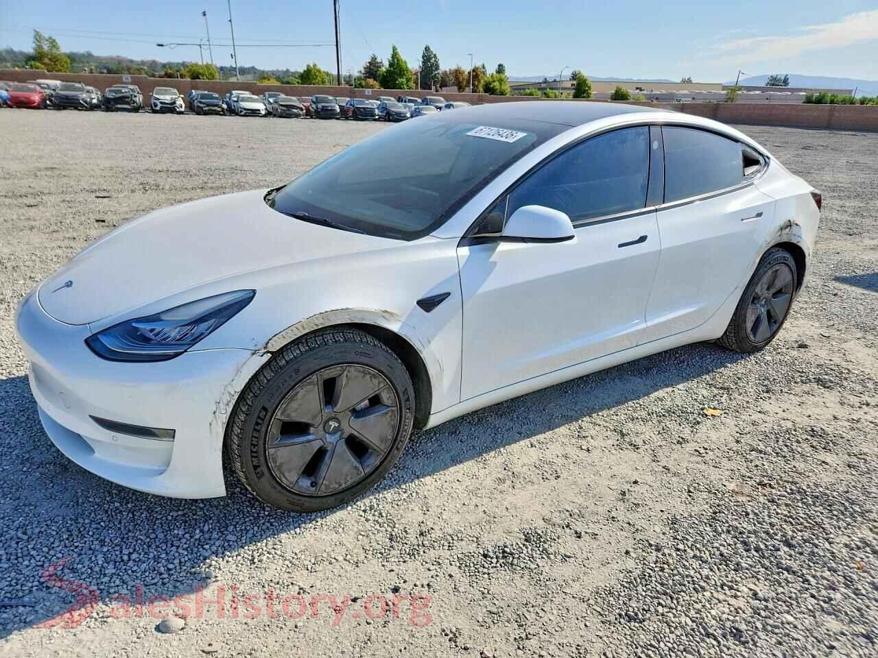2022 TESLA MODEL 3 — VIN 5YJ3E1EA8NF298750