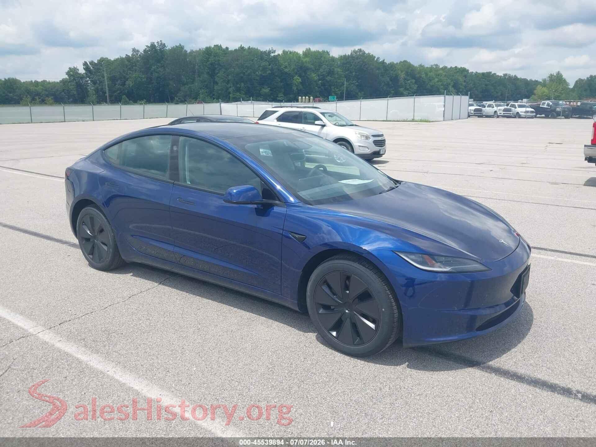 2024 TESLA MODEL 3 — VIN 5YJ3E1EA8RF829807