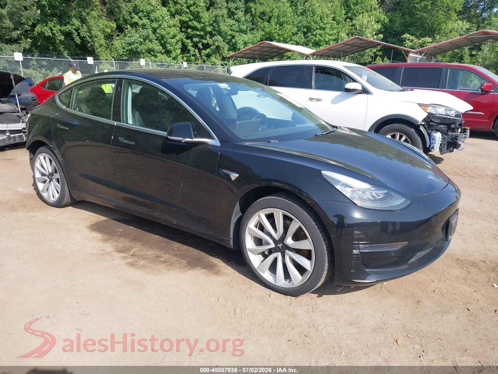 2018 TESLA MODEL 3 — VIN 5YJ3E1EA9JF023625