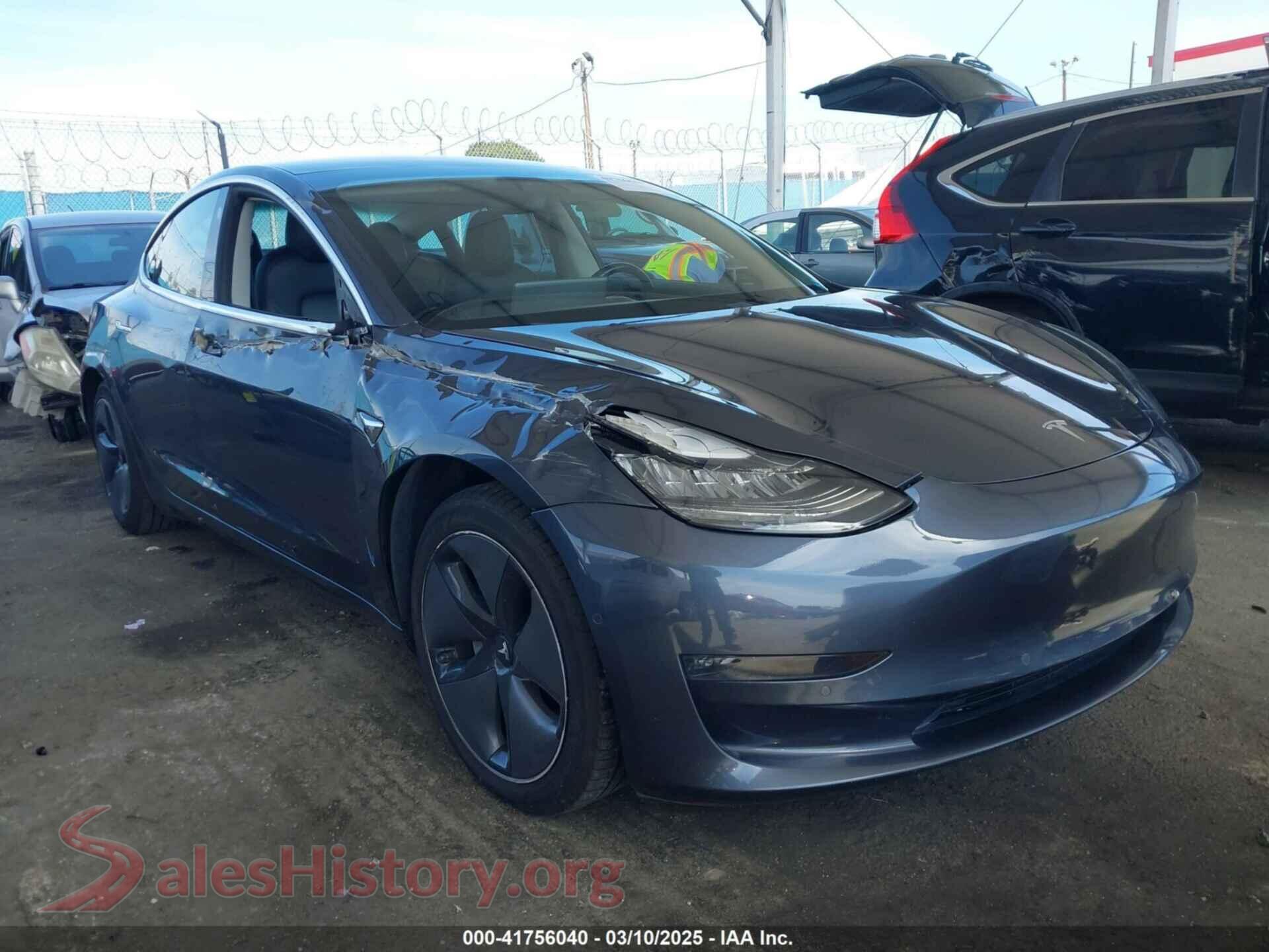 2018 TESLA MODEL 3 — VIN 5YJ3E1EA9JF039615