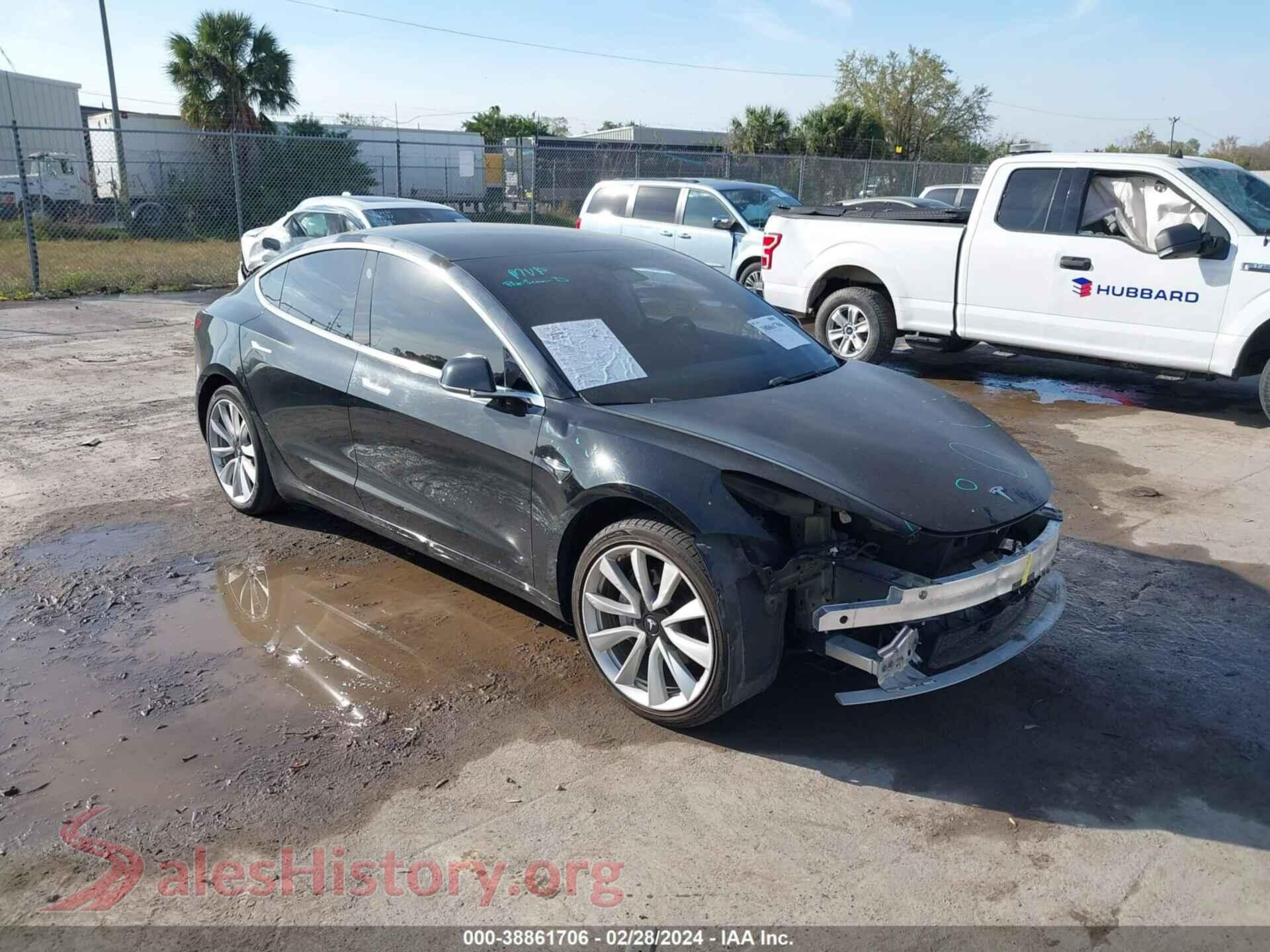 2018 TESLA MODEL 3 — VIN 5YJ3E1EA9JF048489