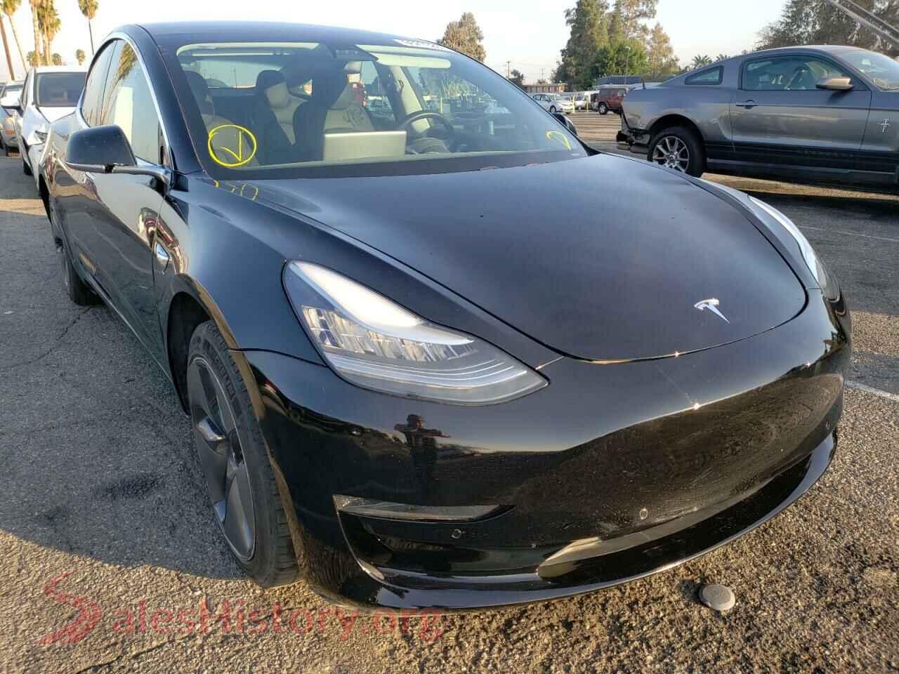 2019 TESLA MODEL 3 — VIN 5YJ3E1EA9KF395631