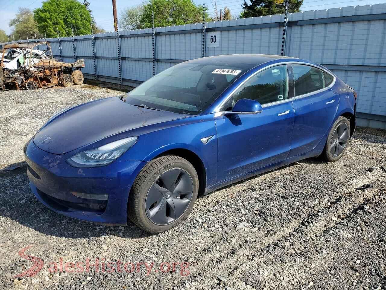 2019 TESLA MODEL 3 — VIN 5YJ3E1EA9KF396858