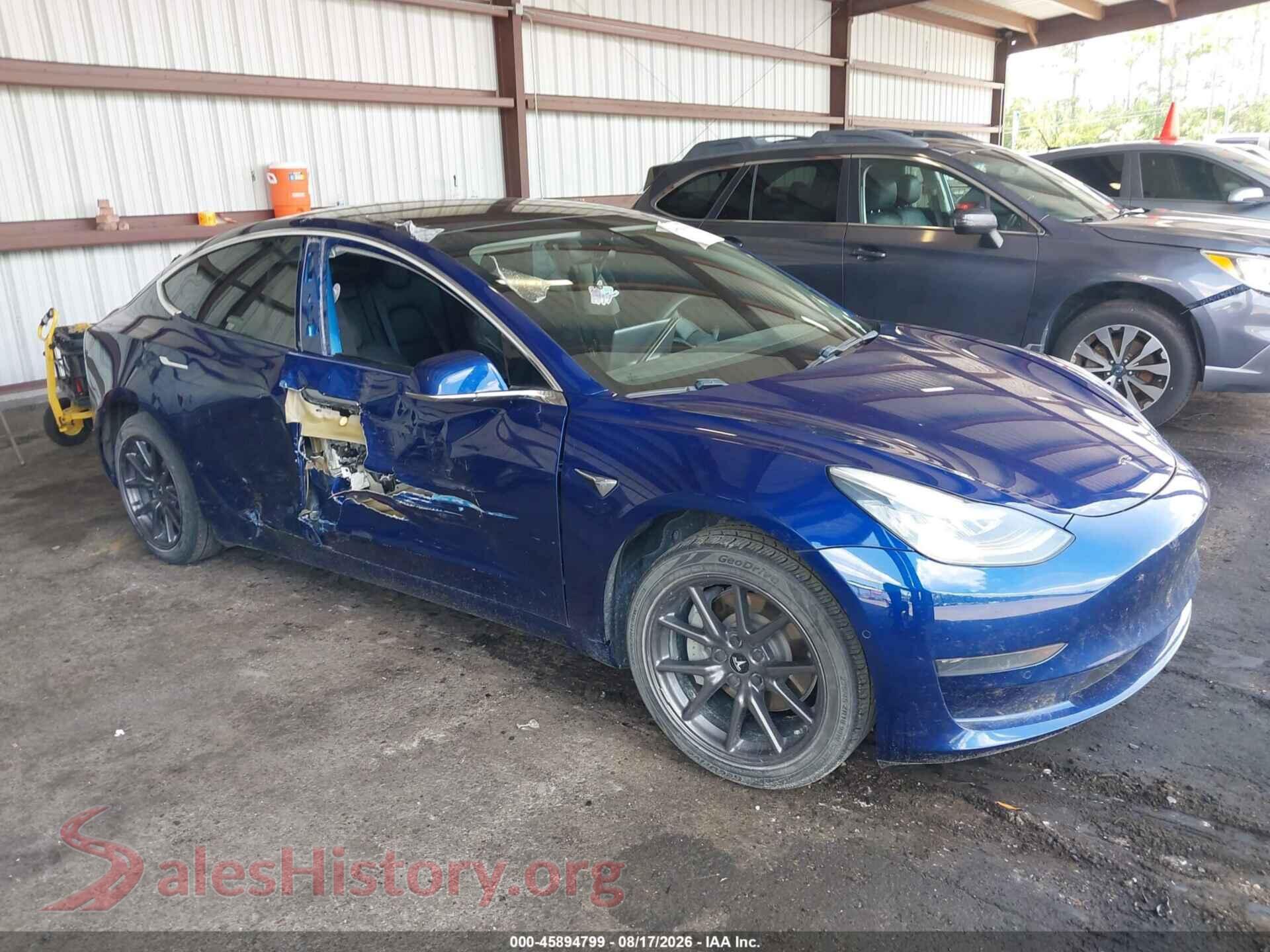 2020 TESLA MODEL 3 — VIN 5YJ3E1EA9LF745728