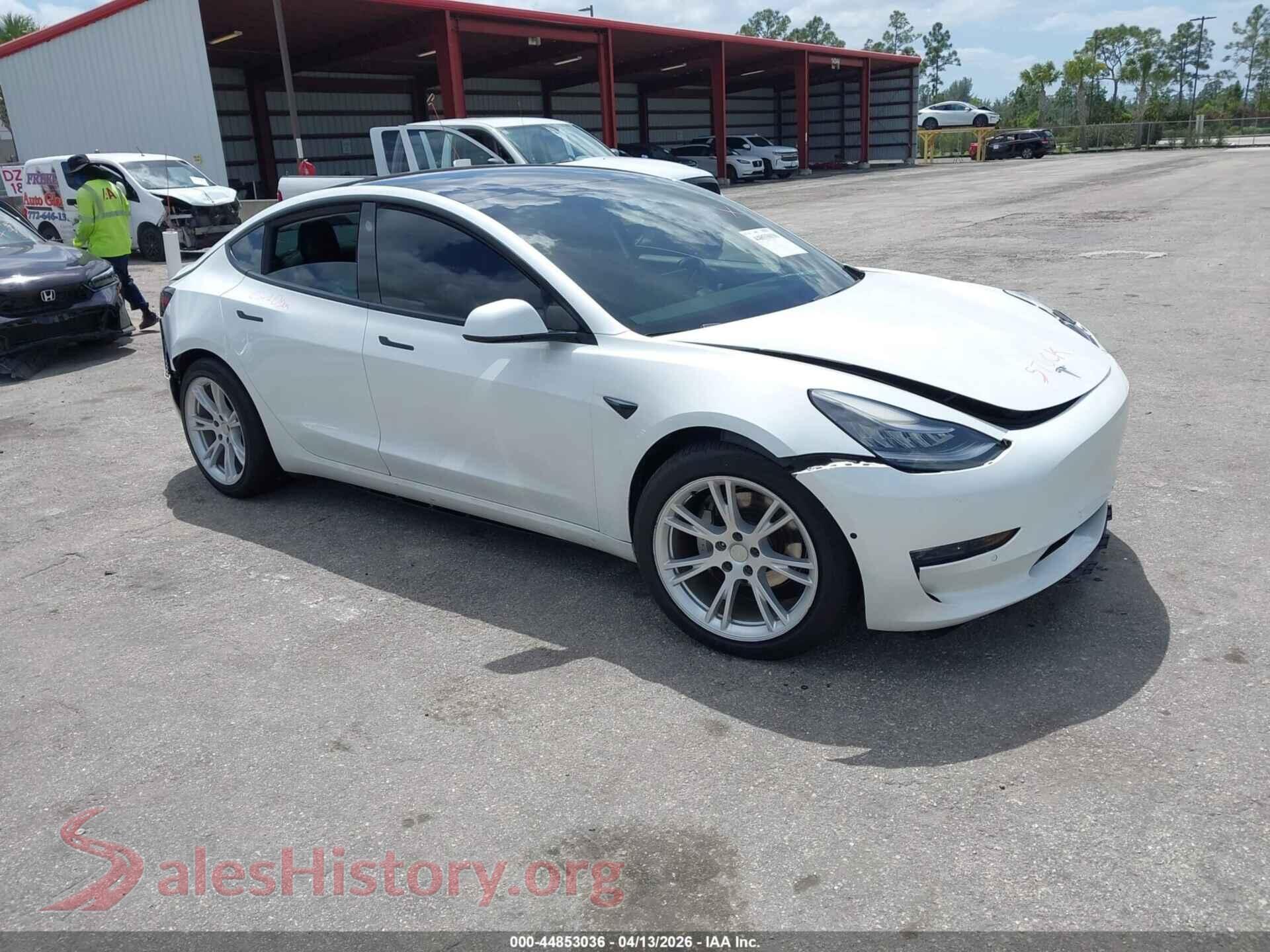 2021 TESLA MODEL 3 — VIN 5YJ3E1EA9MF857866