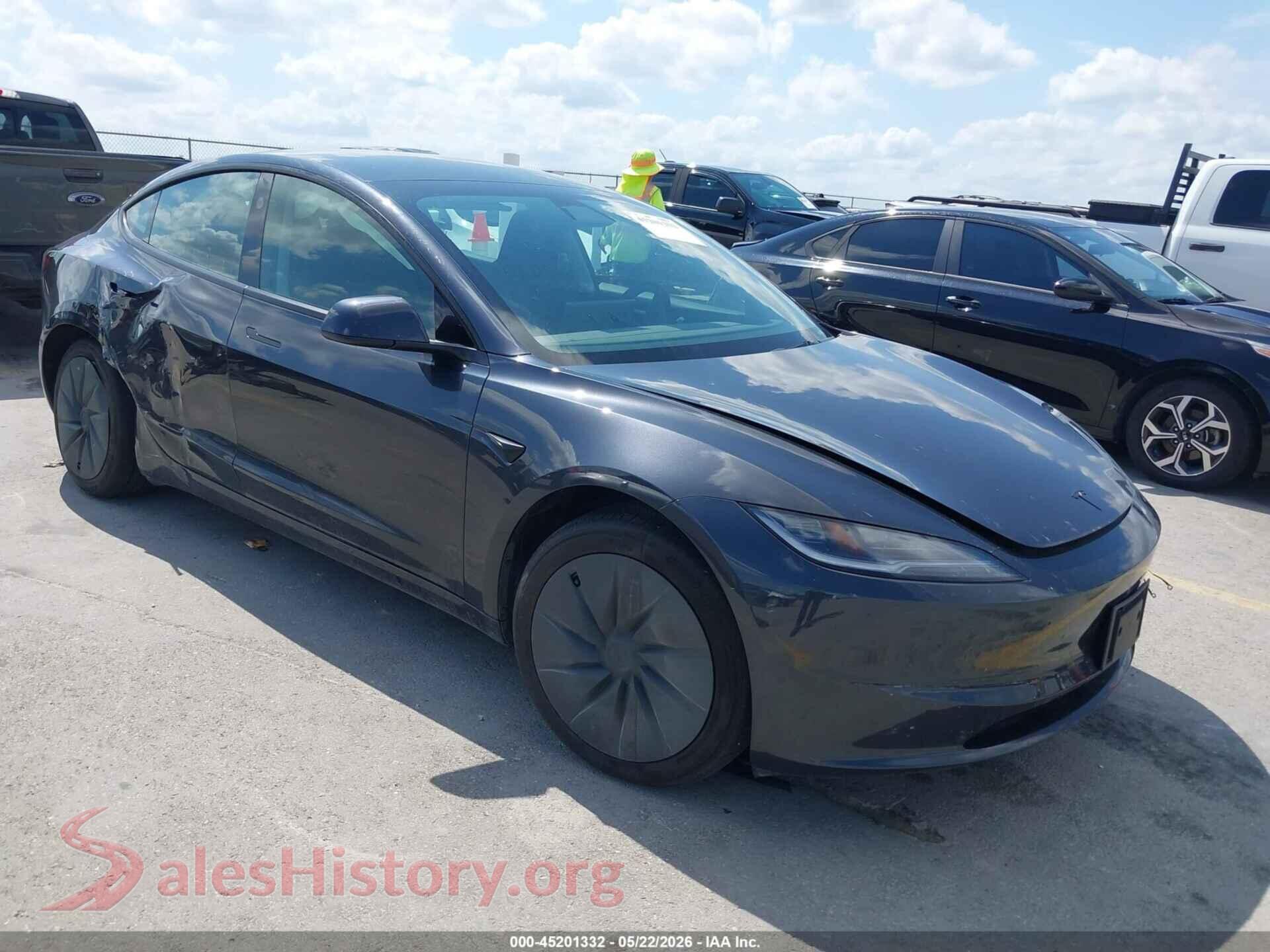 2025 TESLA MODEL 3 — VIN 5YJ3E1EA9SF132975