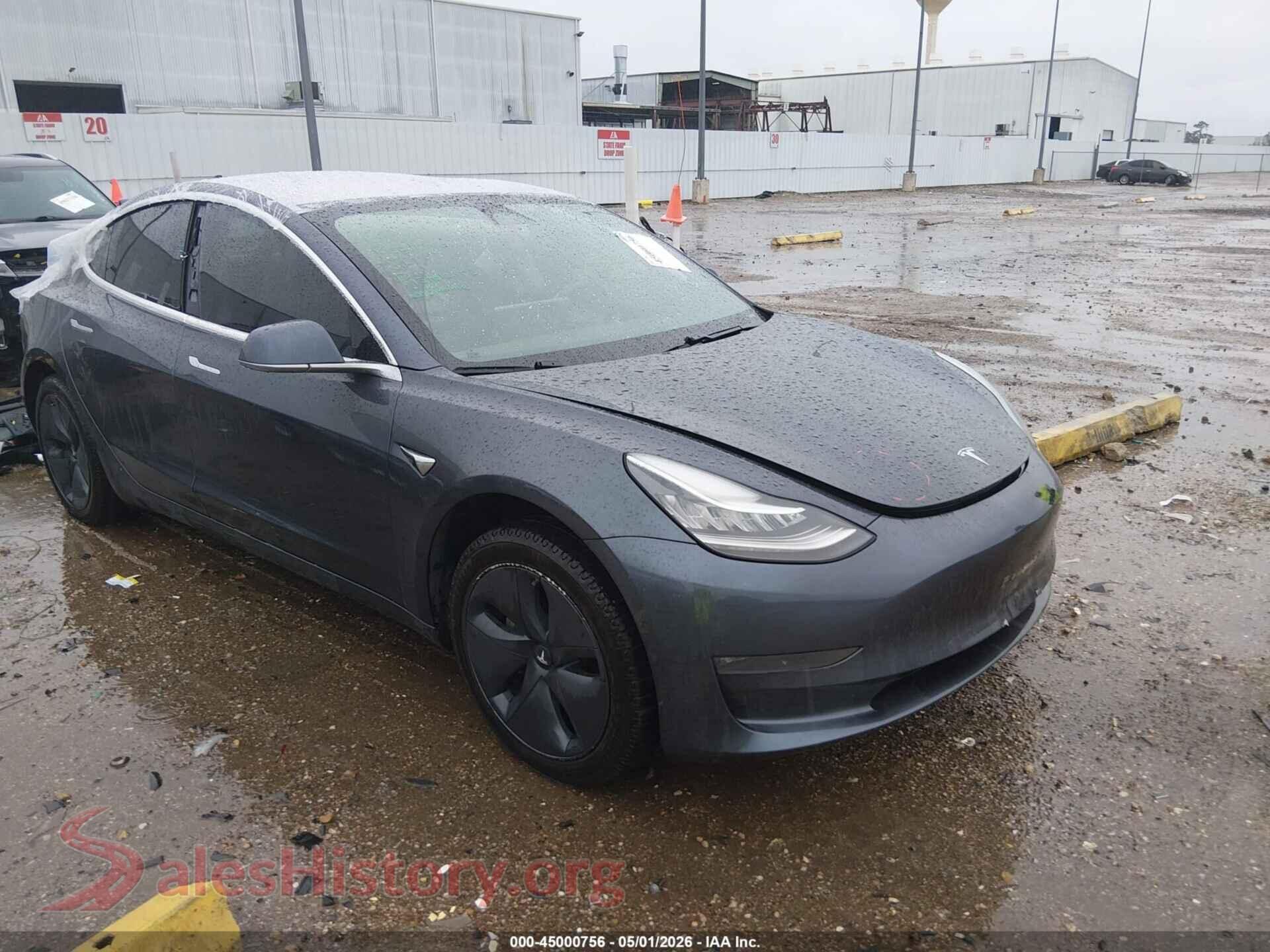 2018 TESLA MODEL 3 — VIN 5YJ3E1EAXJF037470