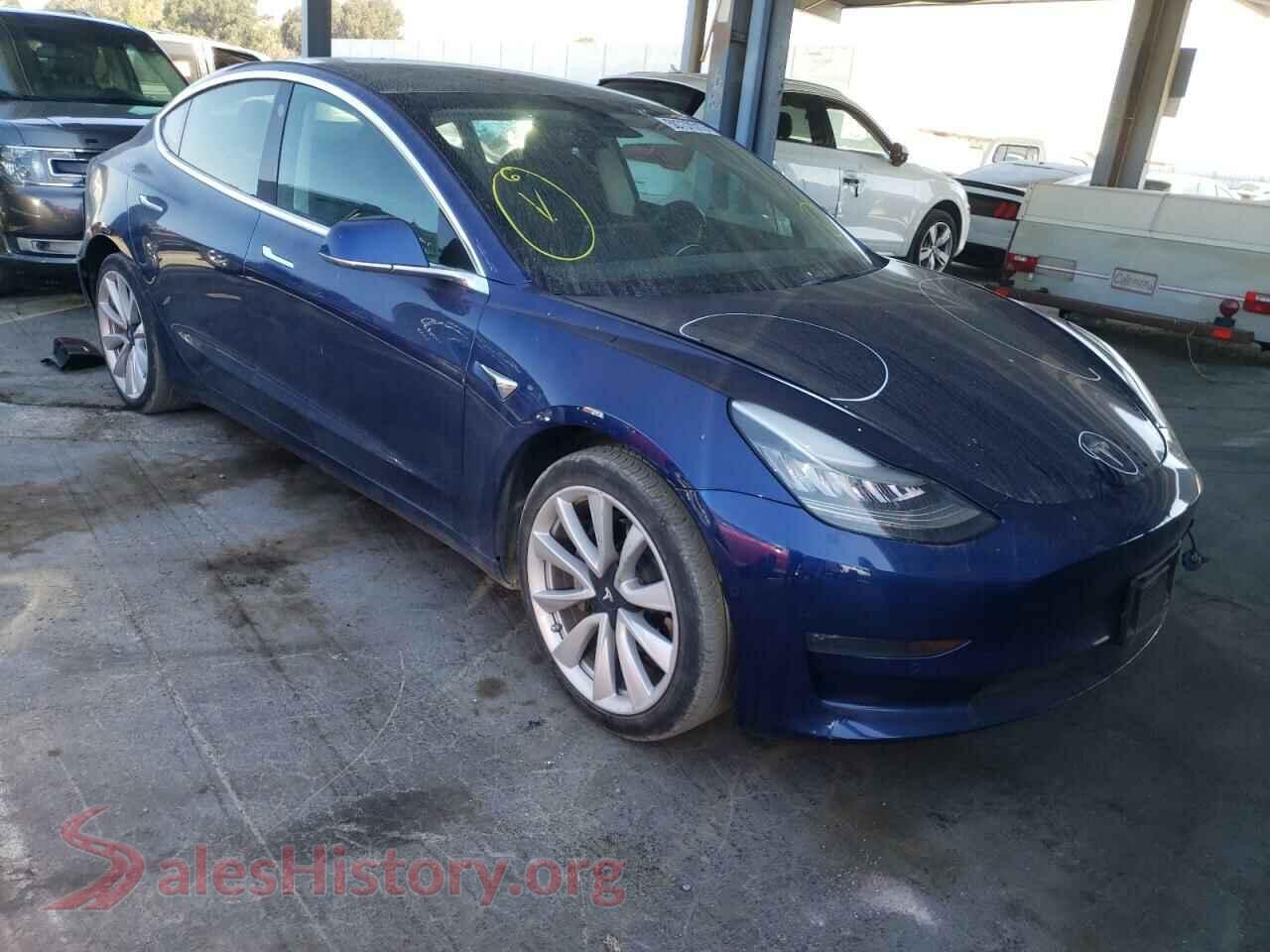 2019 TESLA MODEL 3 — VIN 5YJ3E1EAXKF317777