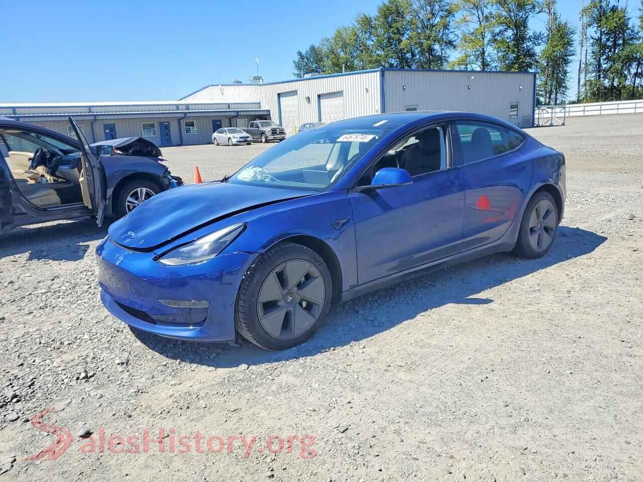 2021 TESLA MODEL 3 — VIN 5YJ3E1EAXMF022858