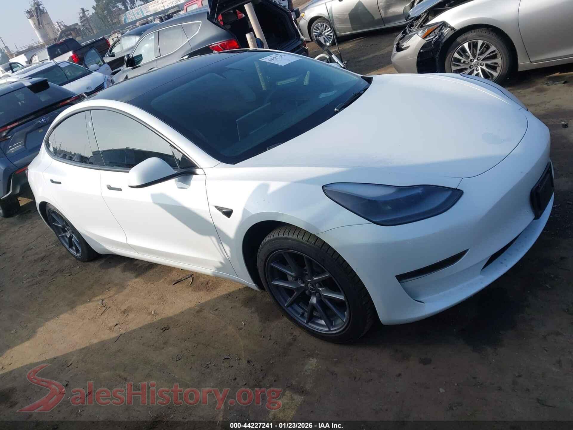 2021 TESLA MODEL 3 — VIN 5YJ3E1EAXMF095762