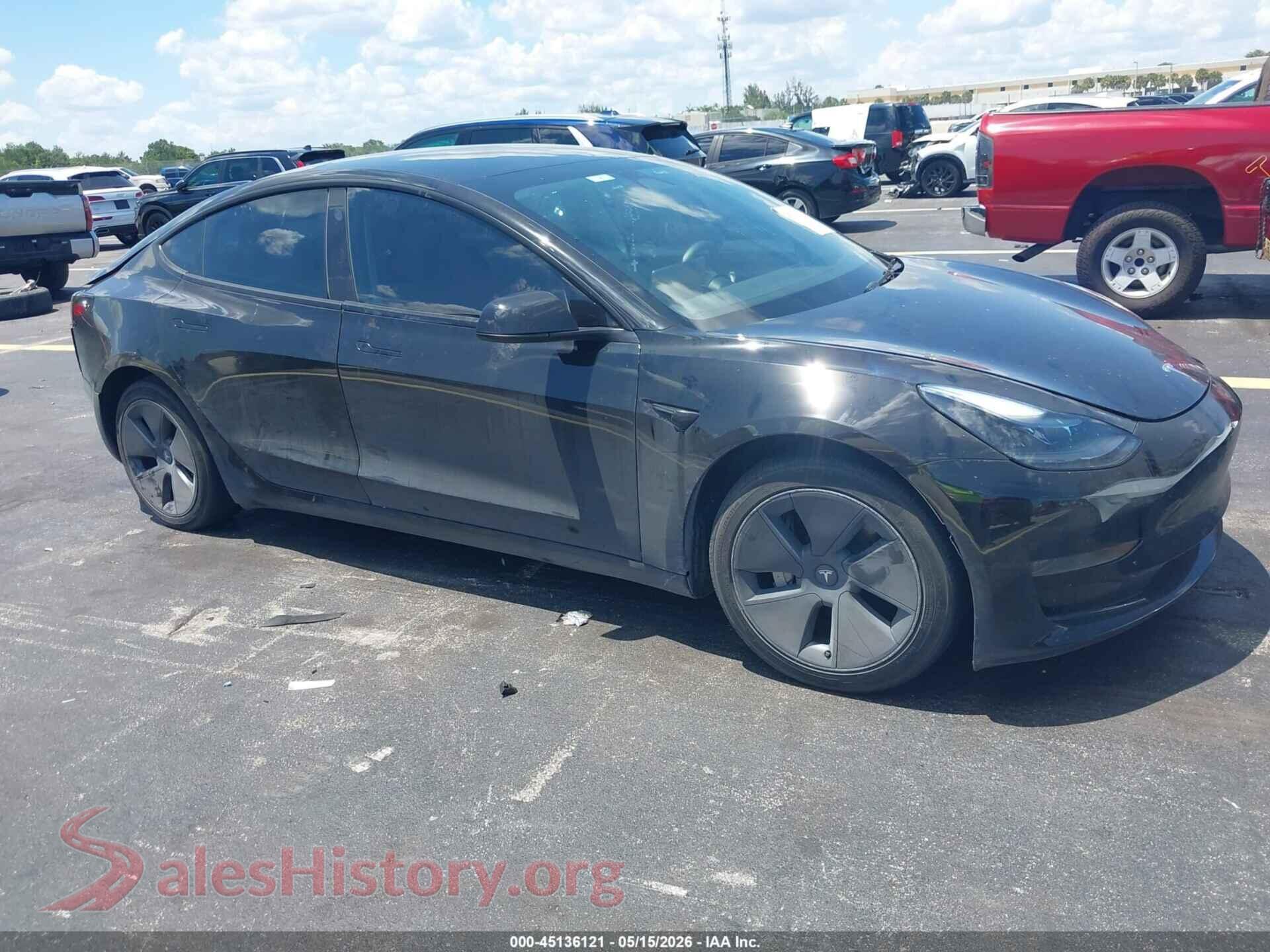 2023 TESLA MODEL 3 — VIN 5YJ3E1EAXPF664078