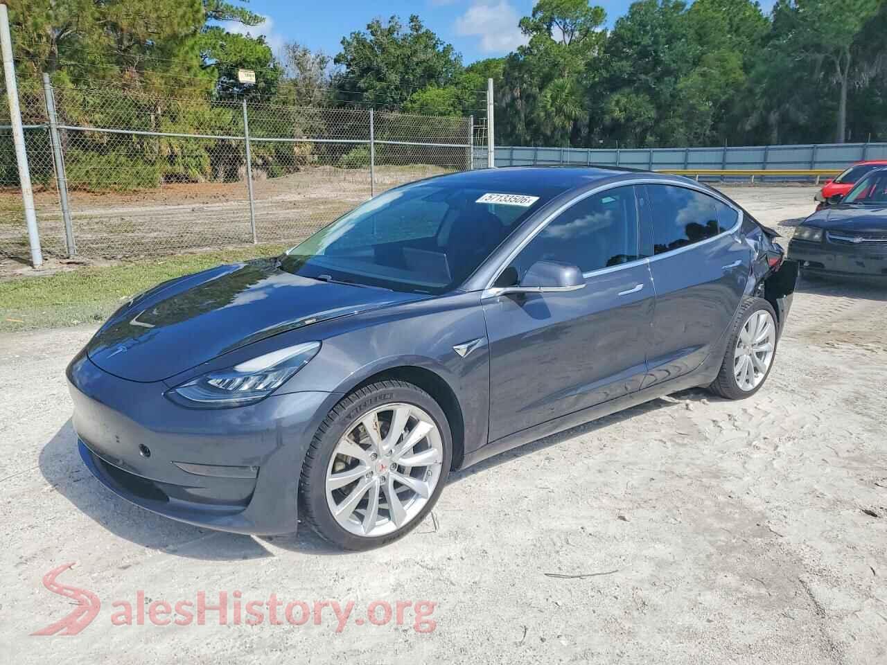 2018 TESLA MODEL 3 — VIN 5YJ3E1EB0JF068803