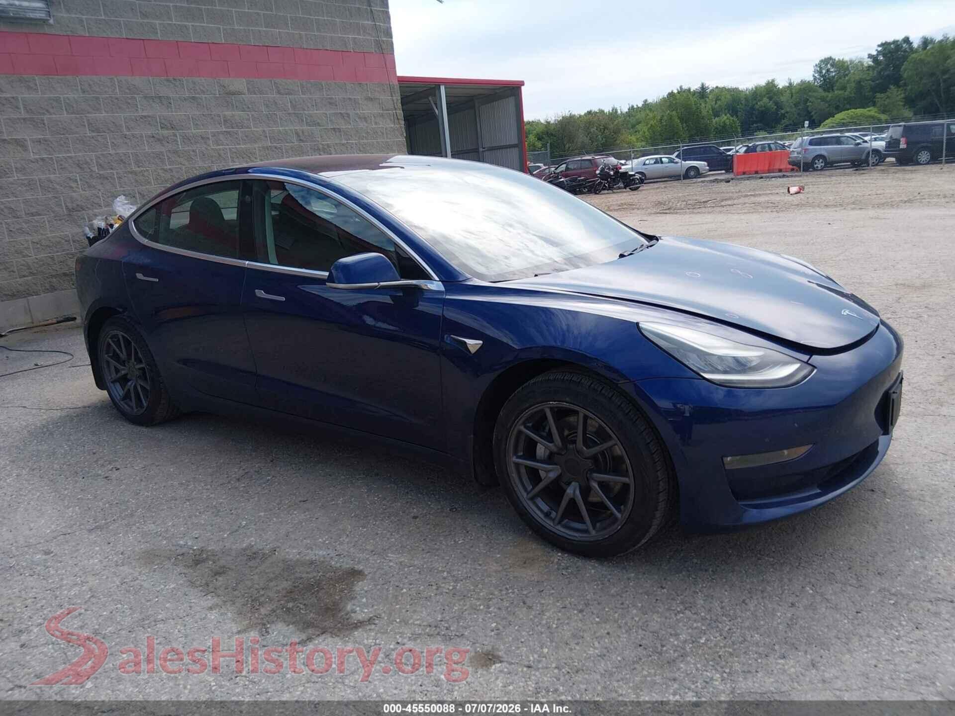 2018 TESLA MODEL 3 — VIN 5YJ3E1EB0JF120558