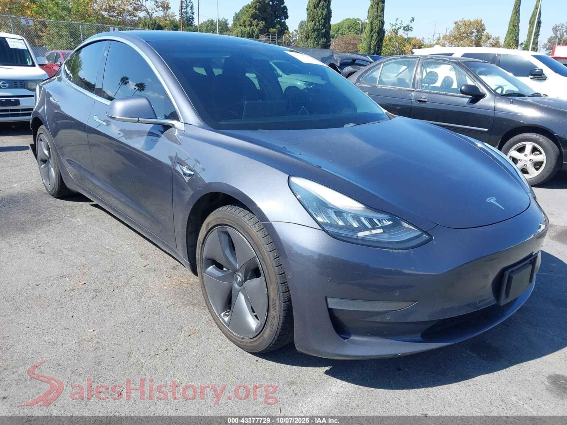 2019 TESLA MODEL 3 — VIN 5YJ3E1EB0KF453165