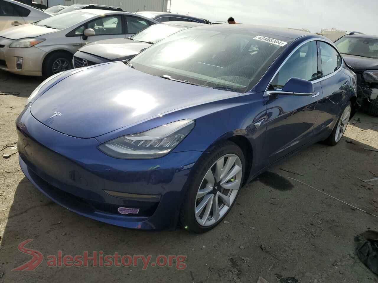 2019 TESLA MODEL 3 — VIN 5YJ3E1EB0KF521674