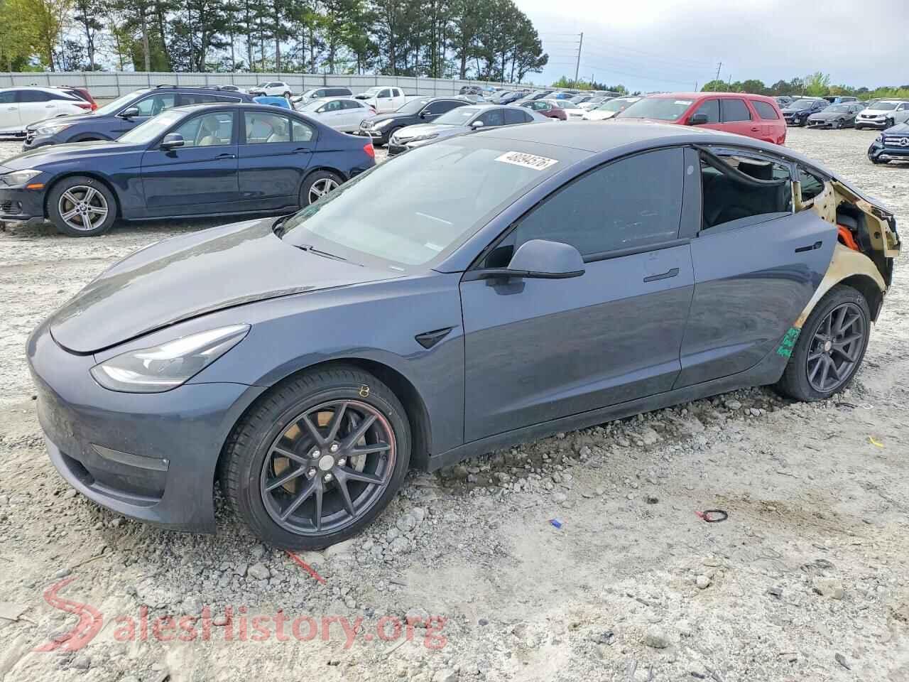 2021 TESLA MODEL 3 — VIN 5YJ3E1EB0MF048958