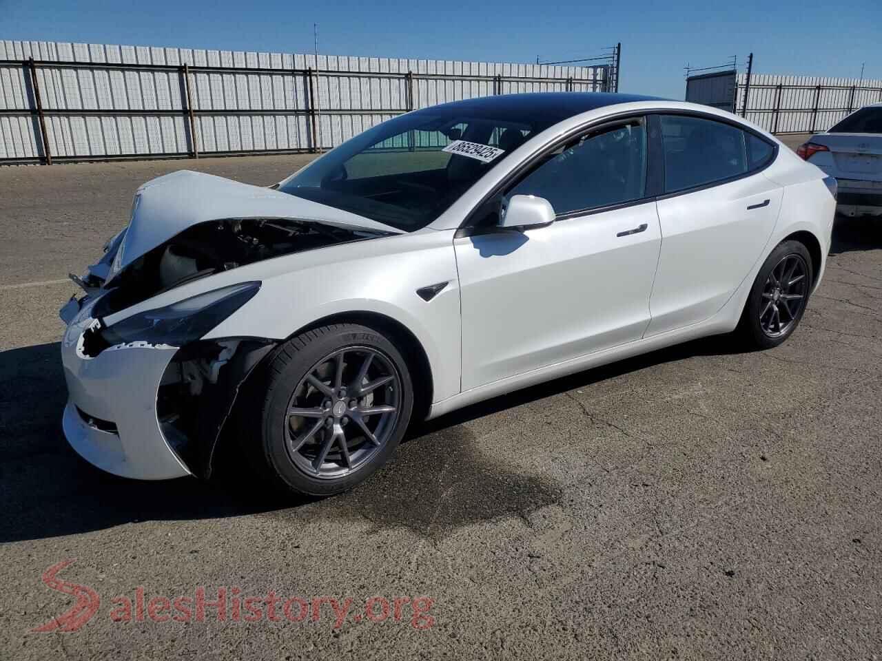 2021 TESLA MODEL 3 — VIN 5YJ3E1EB0MF052007