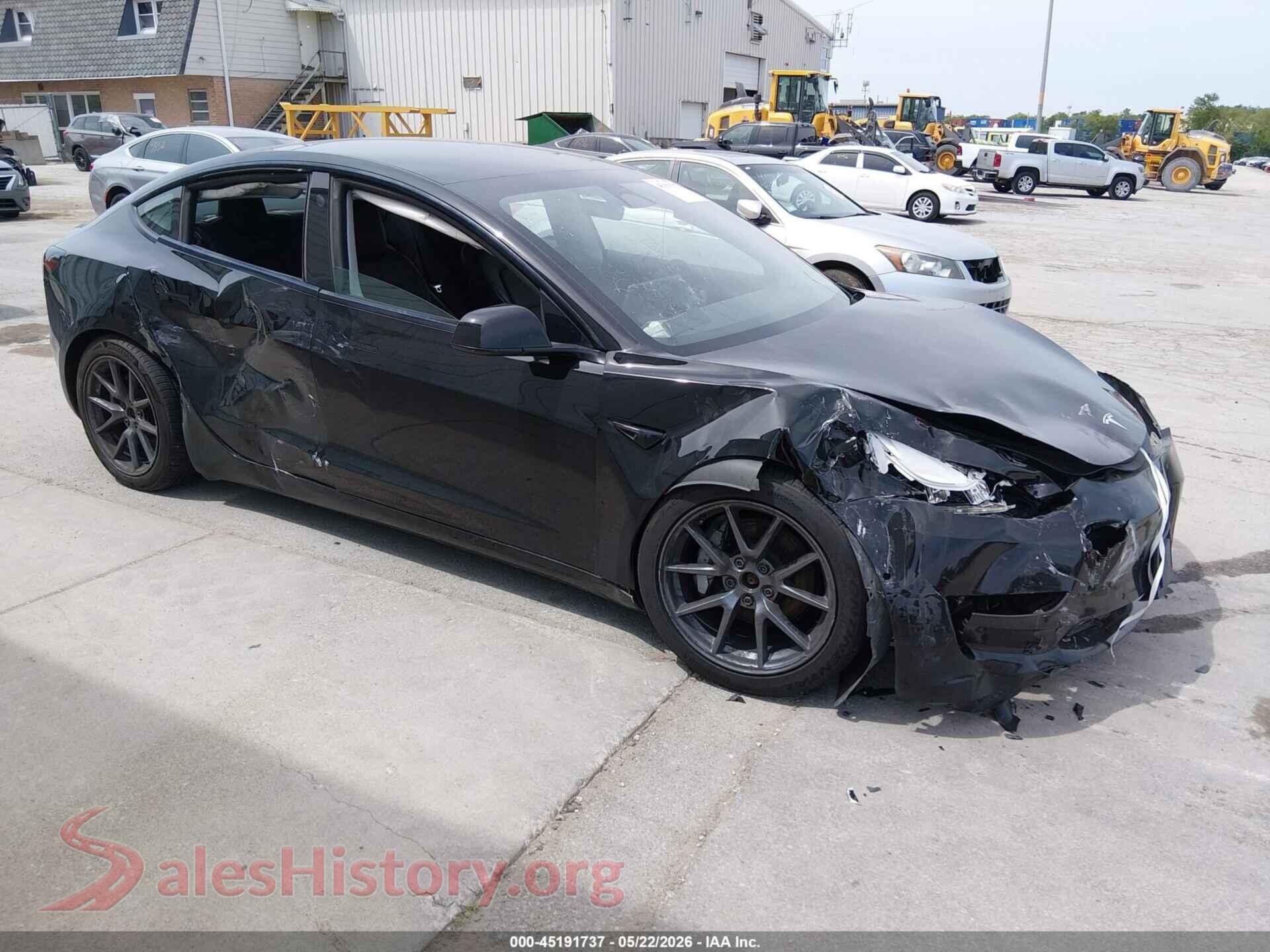 2021 TESLA MODEL 3 — VIN 5YJ3E1EB0MF066778