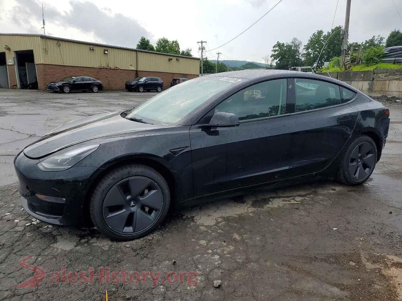 2022 TESLA MODEL 3 — VIN 5YJ3E1EB0NF116757