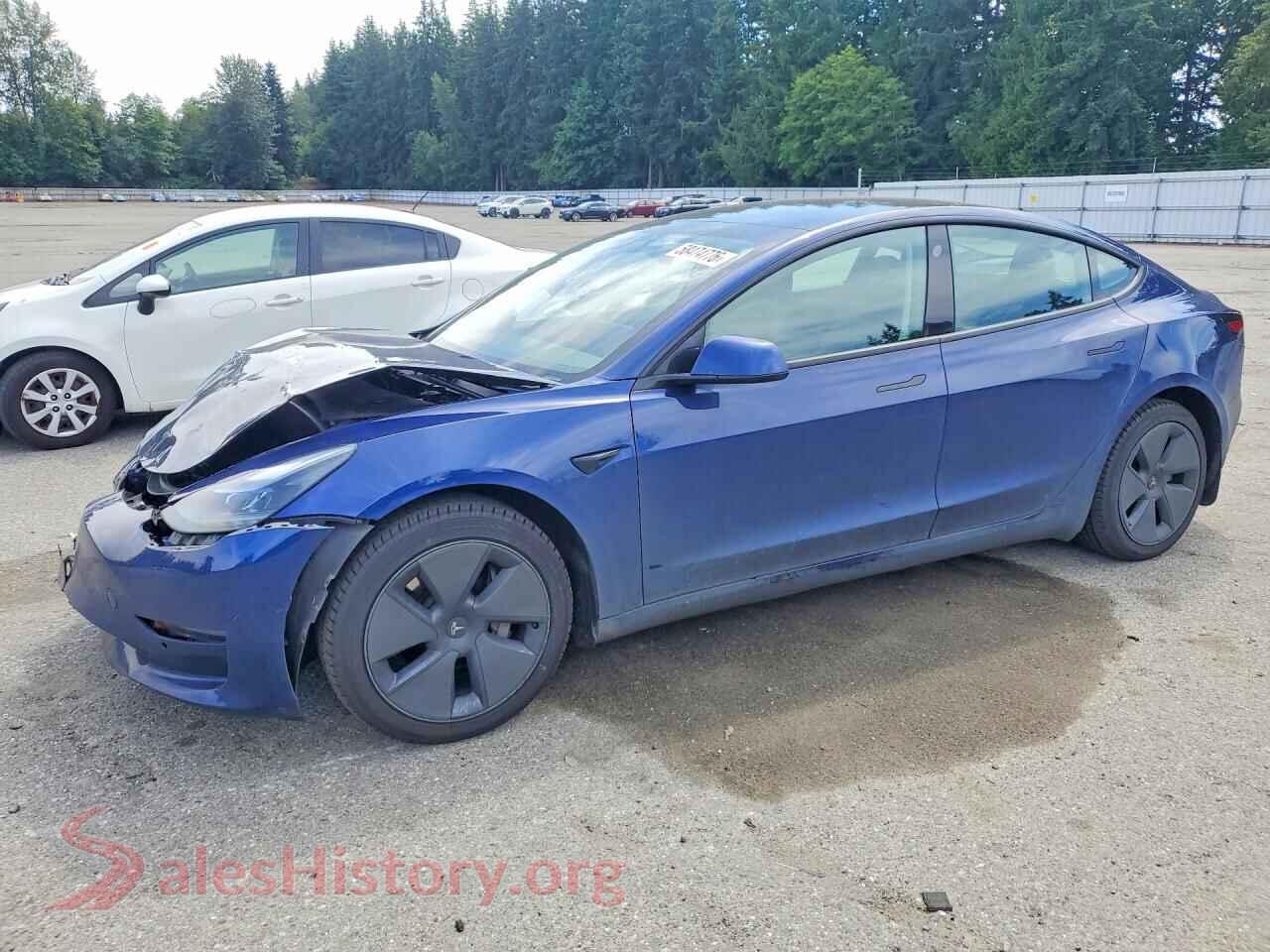 2022 TESLA MODEL 3 — VIN 5YJ3E1EB0NF131680