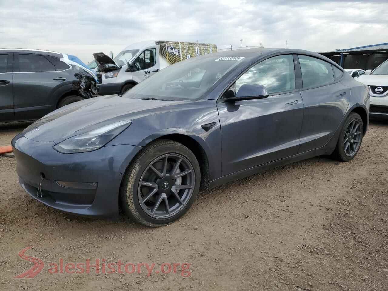 2022 TESLA MODEL 3 — VIN 5YJ3E1EB0NF199459