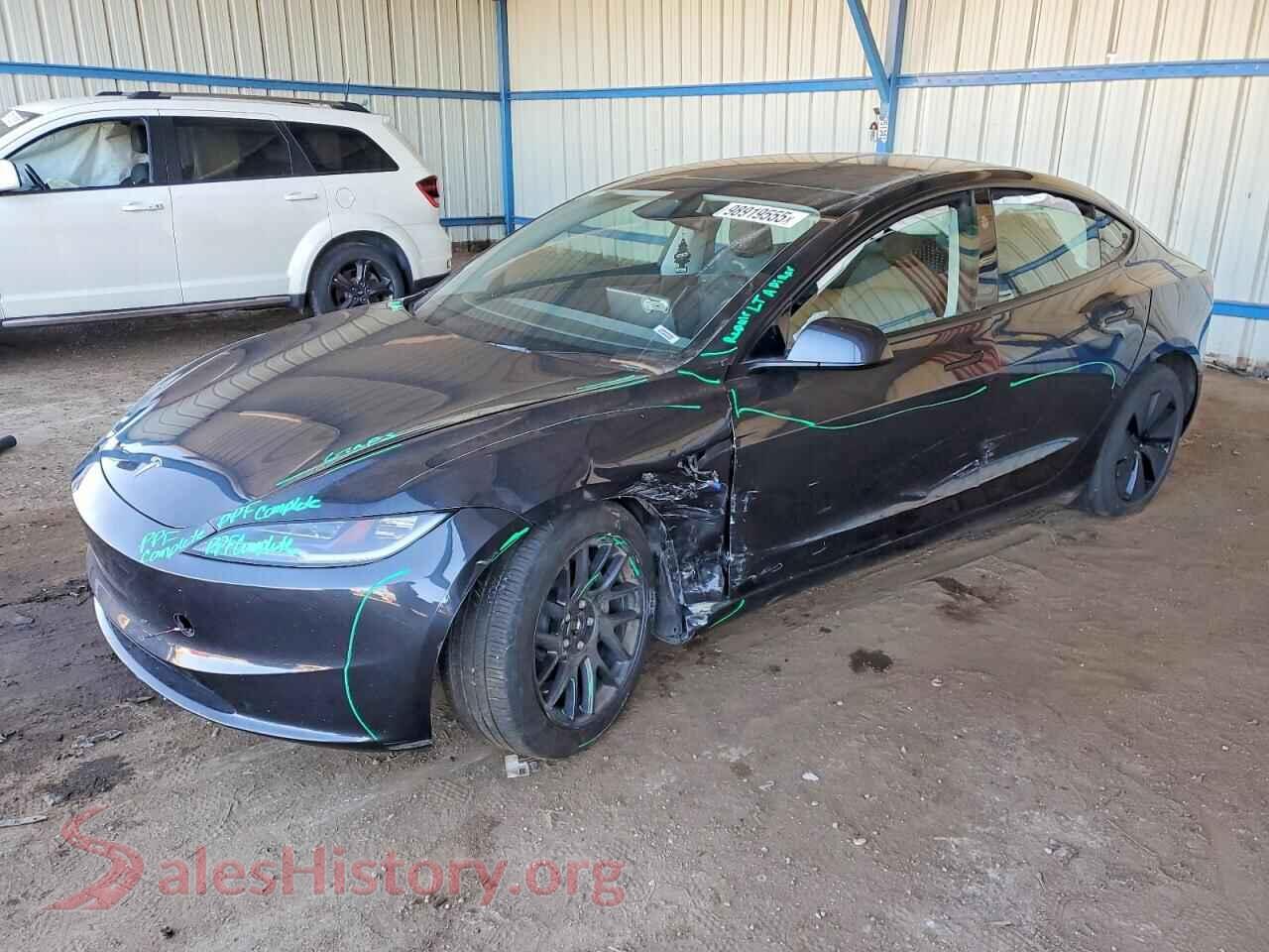 2025 TESLA MODEL 3 — VIN 5YJ3E1EB0SF926403