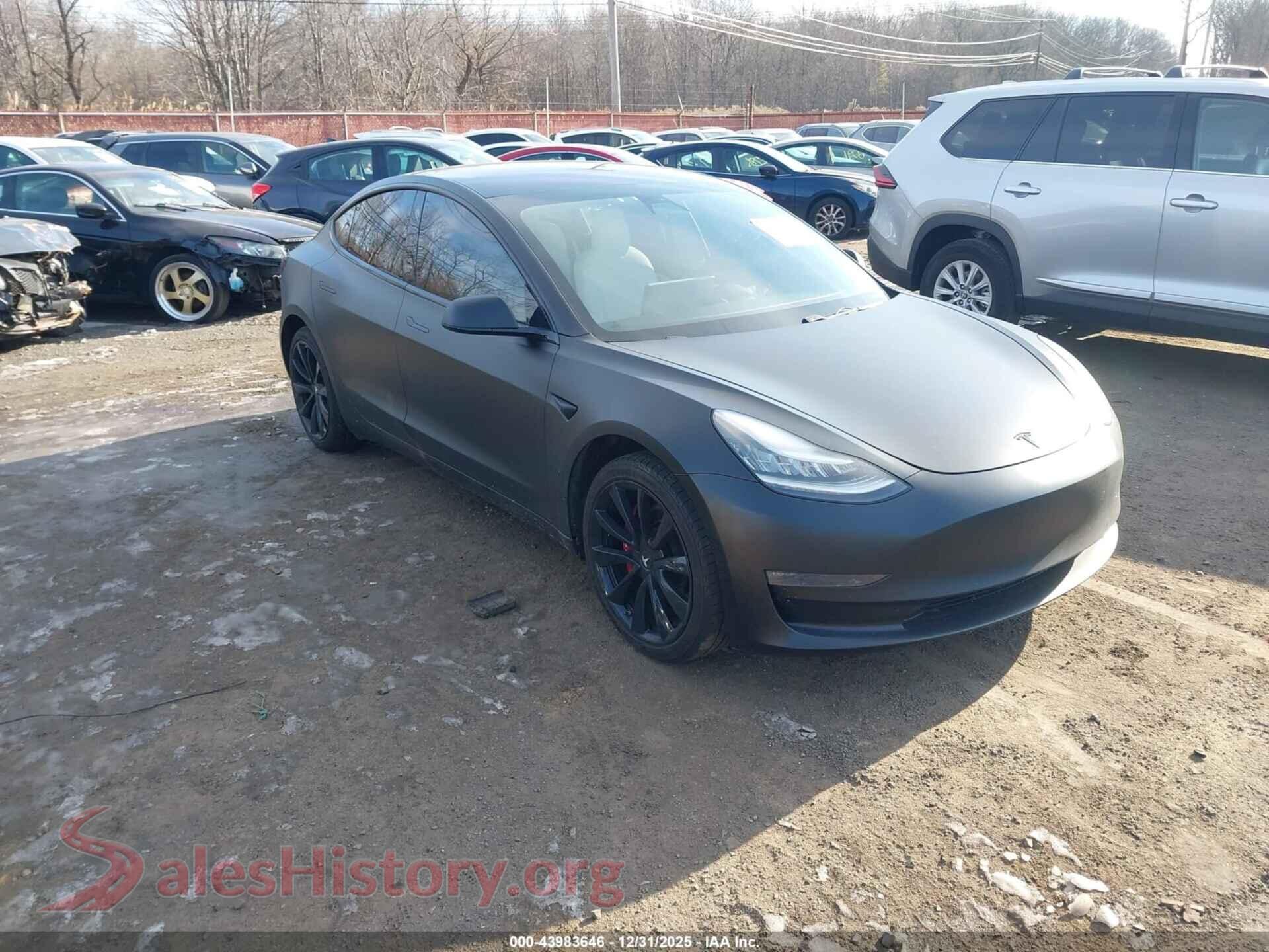 2018 TESLA MODEL 3 — VIN 5YJ3E1EB1JF097680