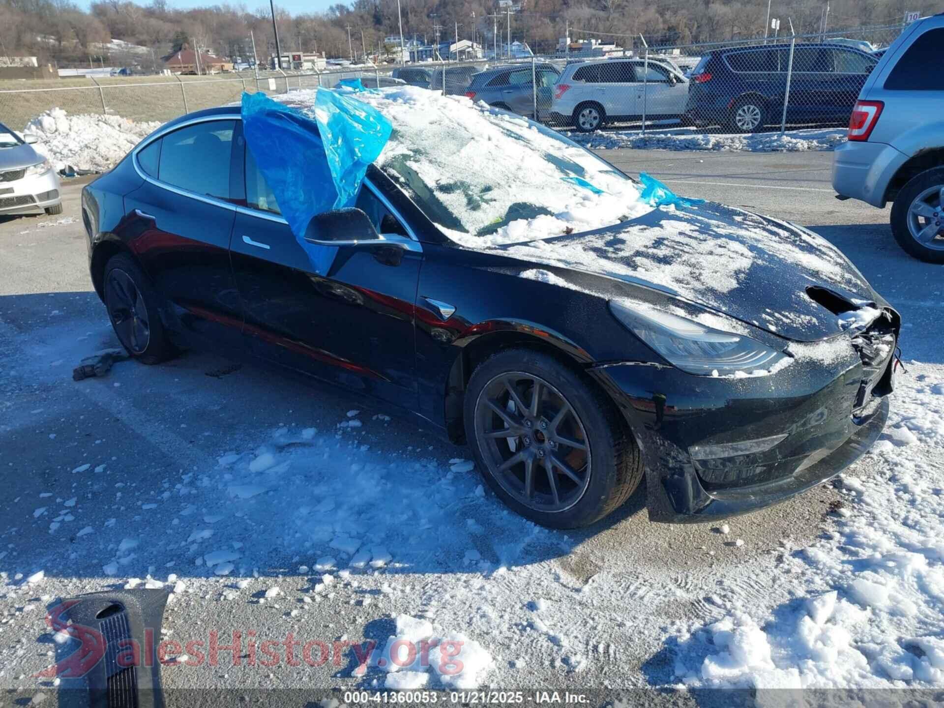 2018 TESLA MODEL 3 — VIN 5YJ3E1EB1JF113554