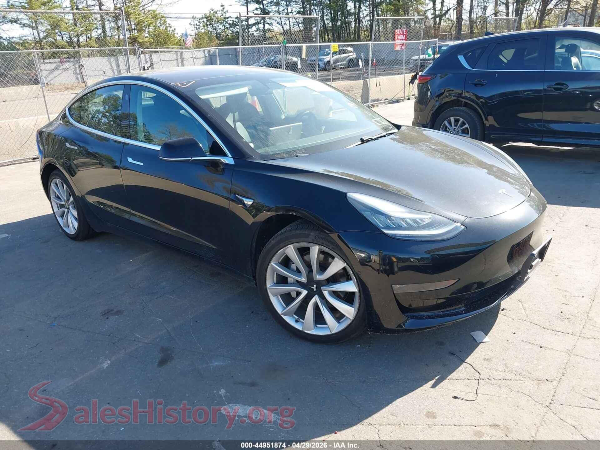 2018 TESLA MODEL 3 — VIN 5YJ3E1EB1JF131956