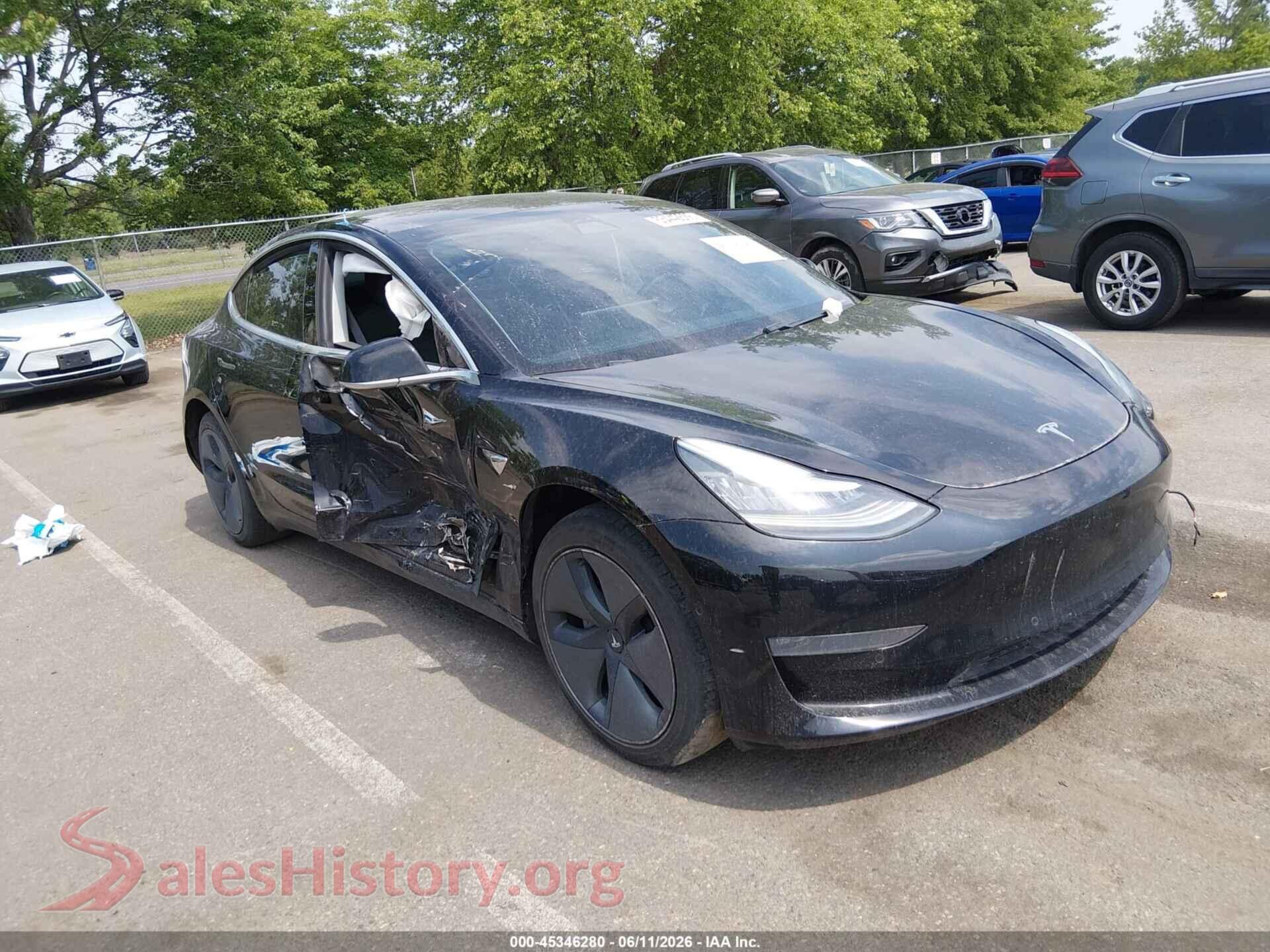 2020 TESLA MODEL 3 — VIN 5YJ3E1EB1LF734795