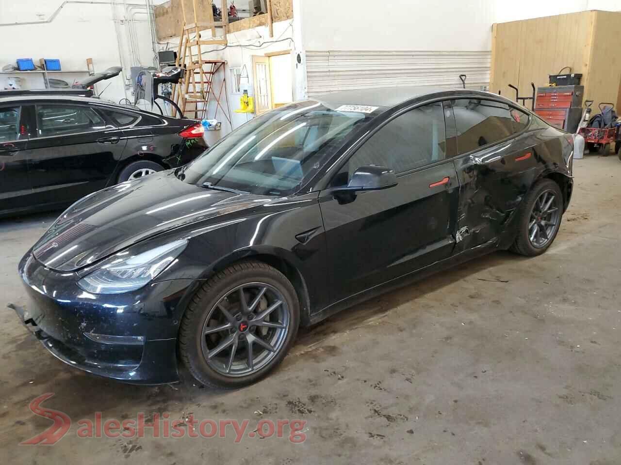 2021 TESLA MODEL 3 — VIN 5YJ3E1EB1MF857949