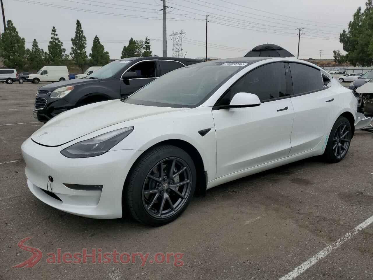 2021 TESLA MODEL 3 — VIN 5YJ3E1EB1MF928471