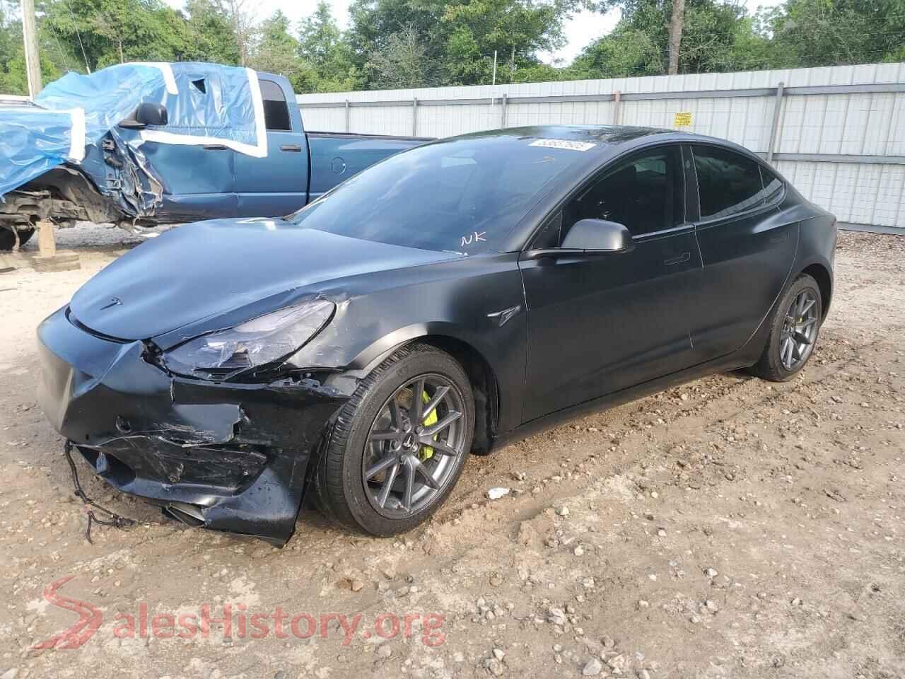 2021 TESLA MODEL 3 — VIN 5YJ3E1EB1MF983177