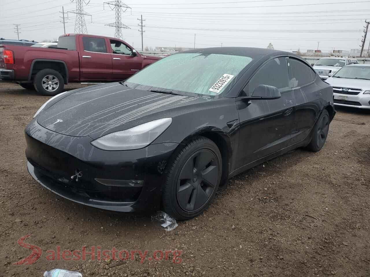 2022 TESLA MODEL 3 — VIN 5YJ3E1EB1NF178815